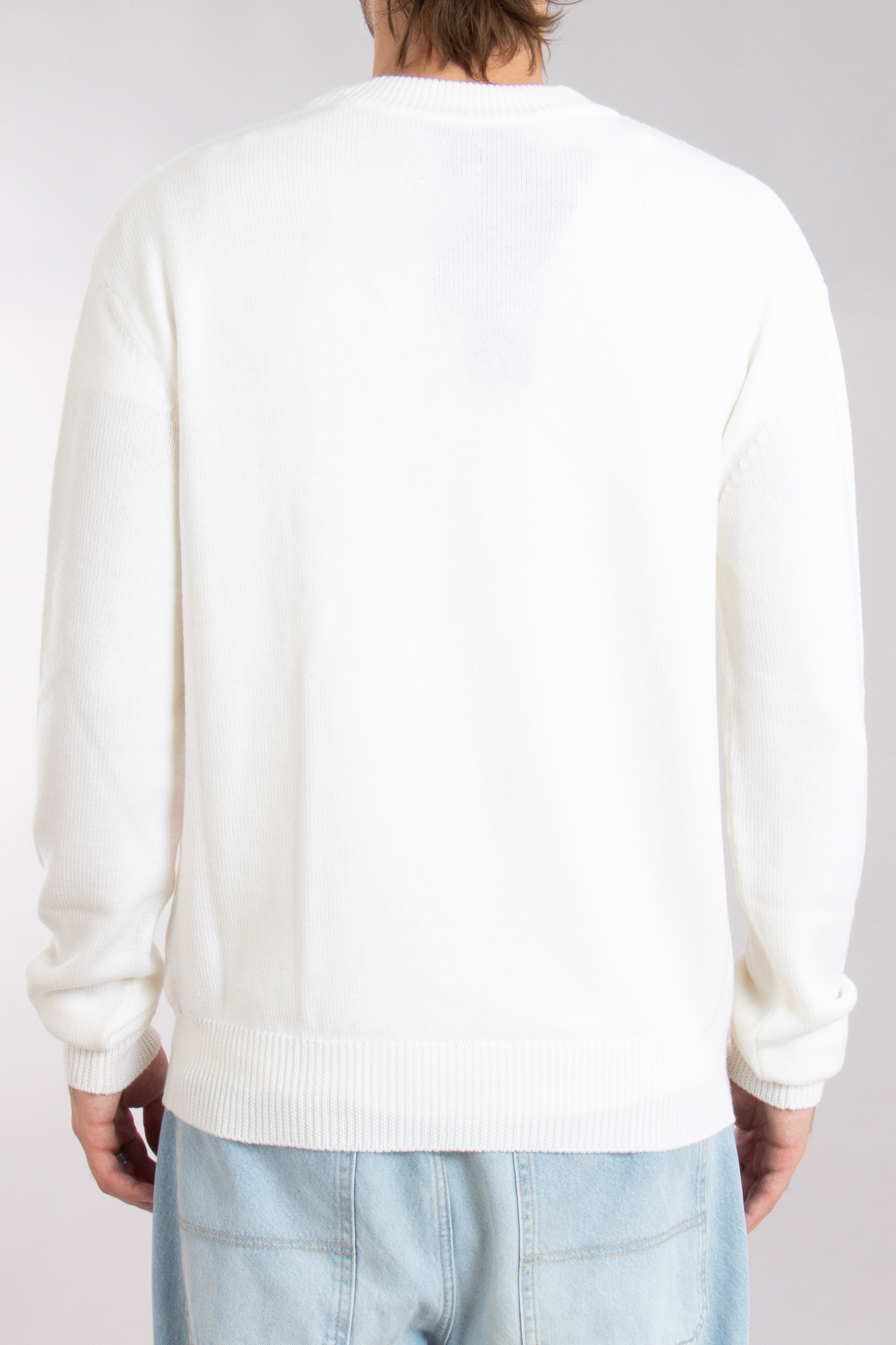 BALMAIN Kiss Logo Virgin Wool Sweater BALMAIN Kiss Logo Virgin Wool Sweater