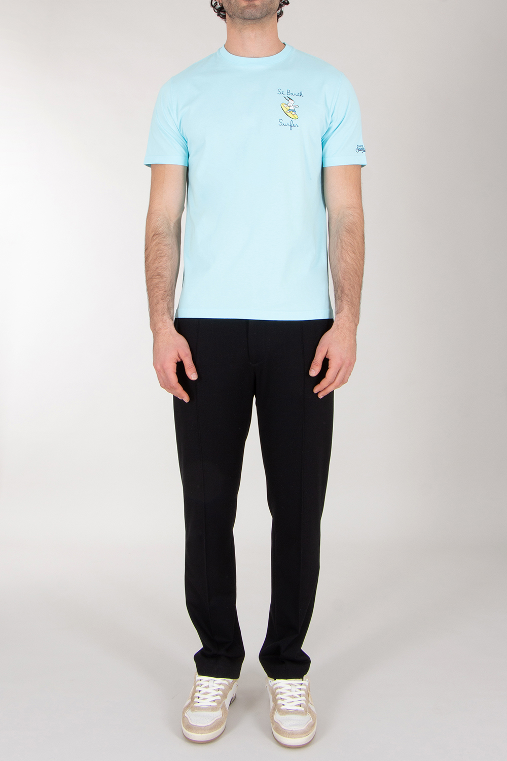 MC 2 SAINT BARTH Cotton Jersey T-Shirt St. Barth Surfer