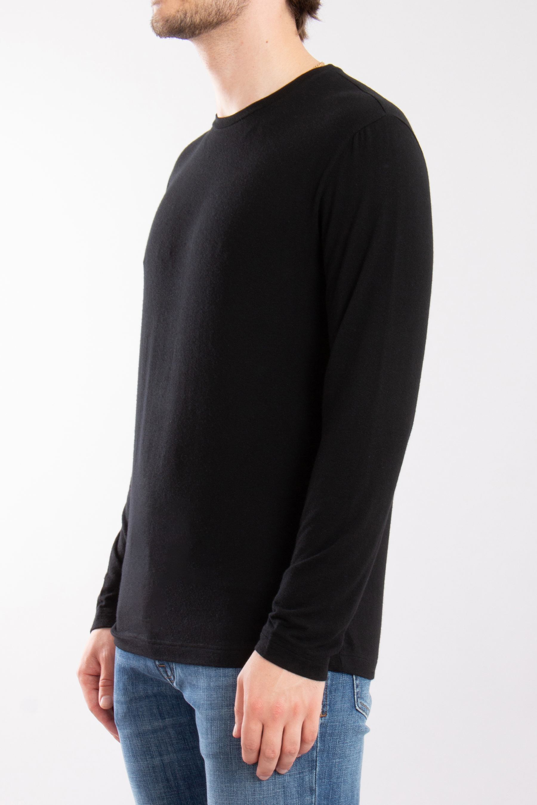 STEFAN BRANDT Modal-Cashmere Stretch Long Sleeve T-Shirt Enno STEFAN BRANDT Modal-Cashmere Stretch Long Sleeve T-Shirt Enno