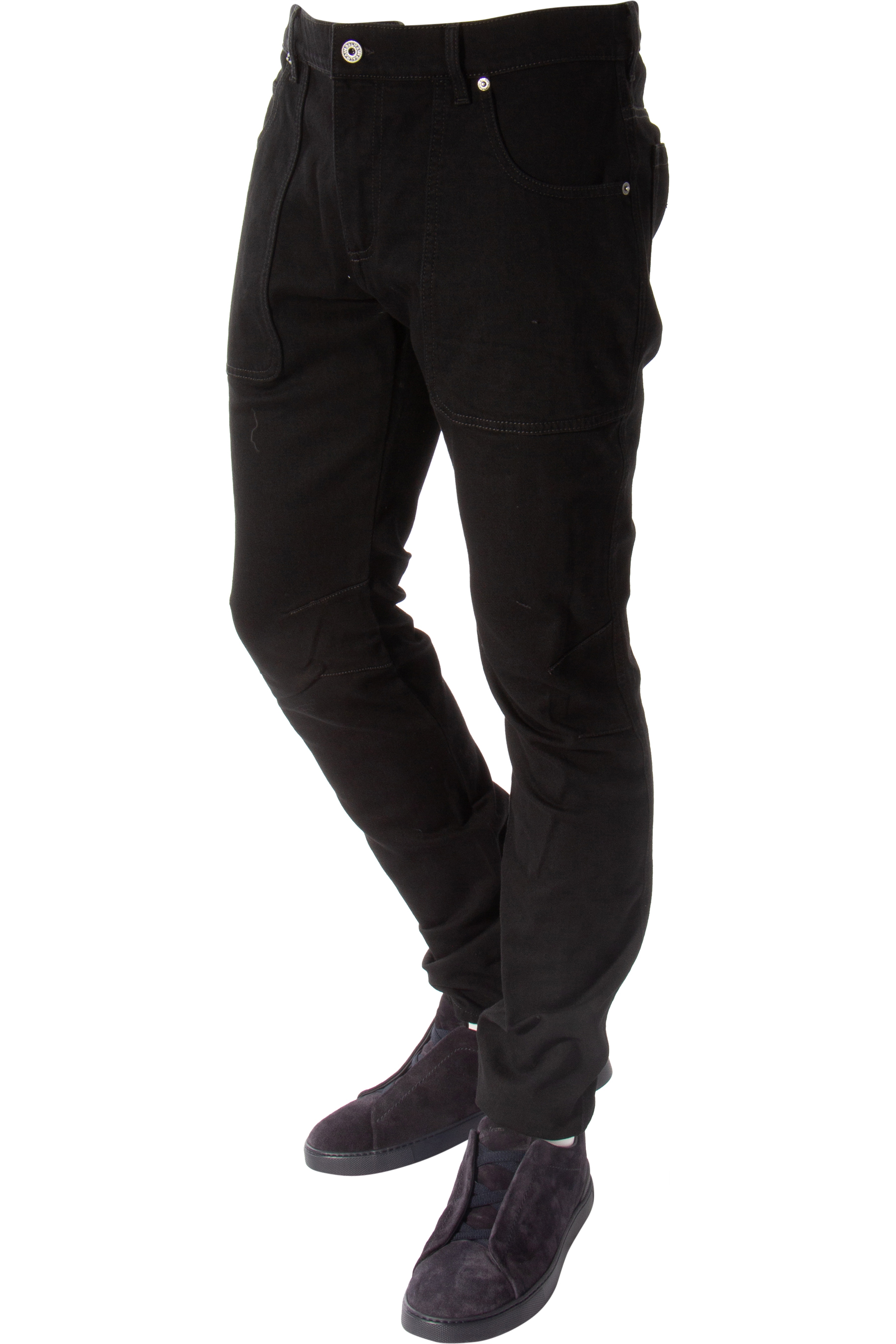 BALMAIN Slim Fit Cotton Stretch Jeans 