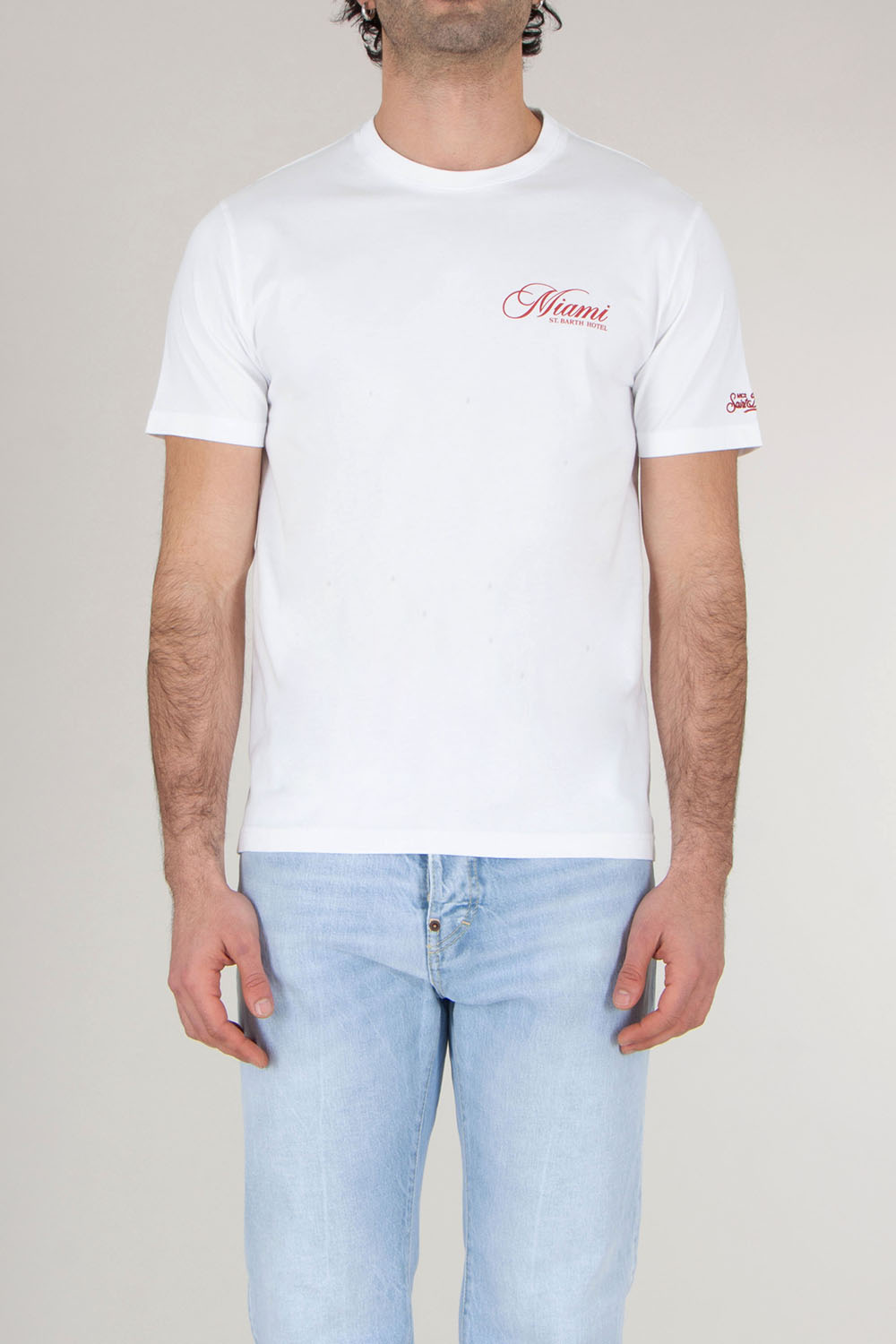 MC 2 SAINT BARTH Regular Fit Short Sleeved Printed T-Shirt 