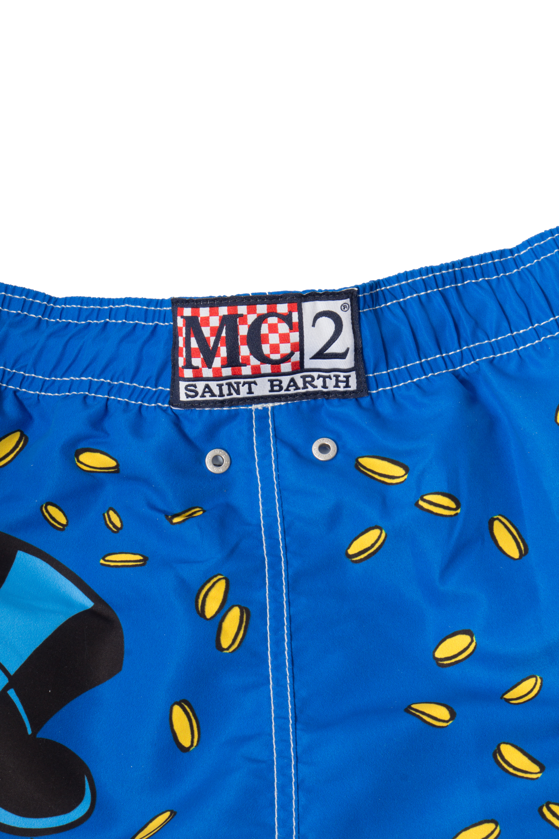 MC 2 SAINT BARTH Scrooge McDuck Print Polyester Swim Shorts Gustavia MC 2 SAINT BARTH Scrooge McDuck Print Polyester Swim Shorts Gustavia