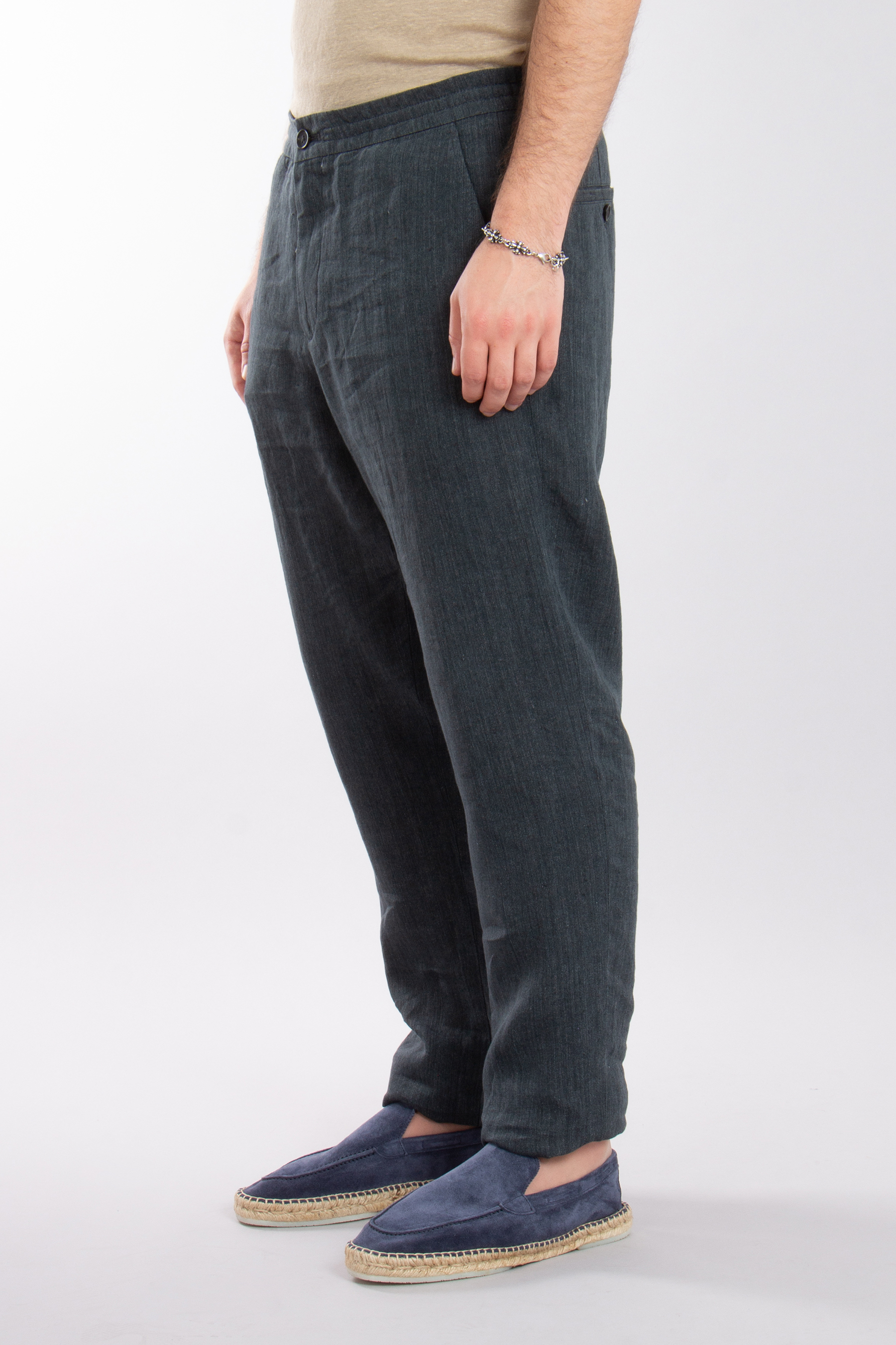 ZEGNA Relaxed Fit Linen Pants