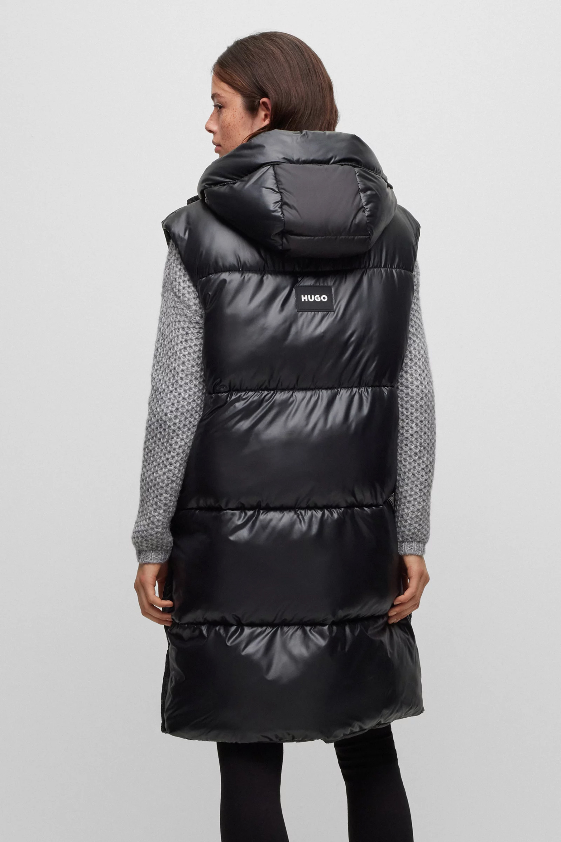 HUGO Quilted Recycled Synthetics Vest Felixia HUGO Quilted Recycled Synthetics Vest Felixia