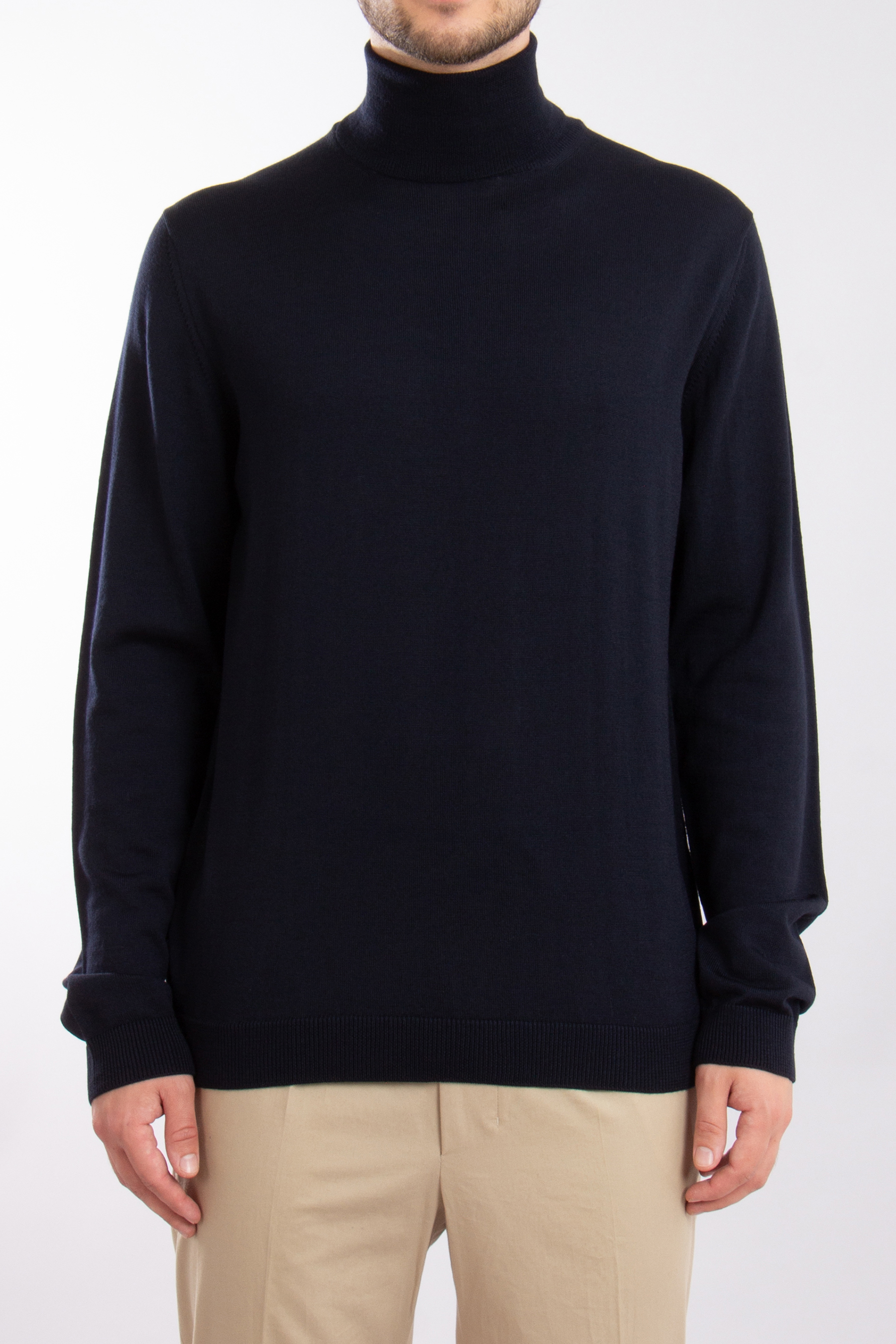ROBERTO COLLINA Lightweight Extrafine Wool Turtleneck Sweater