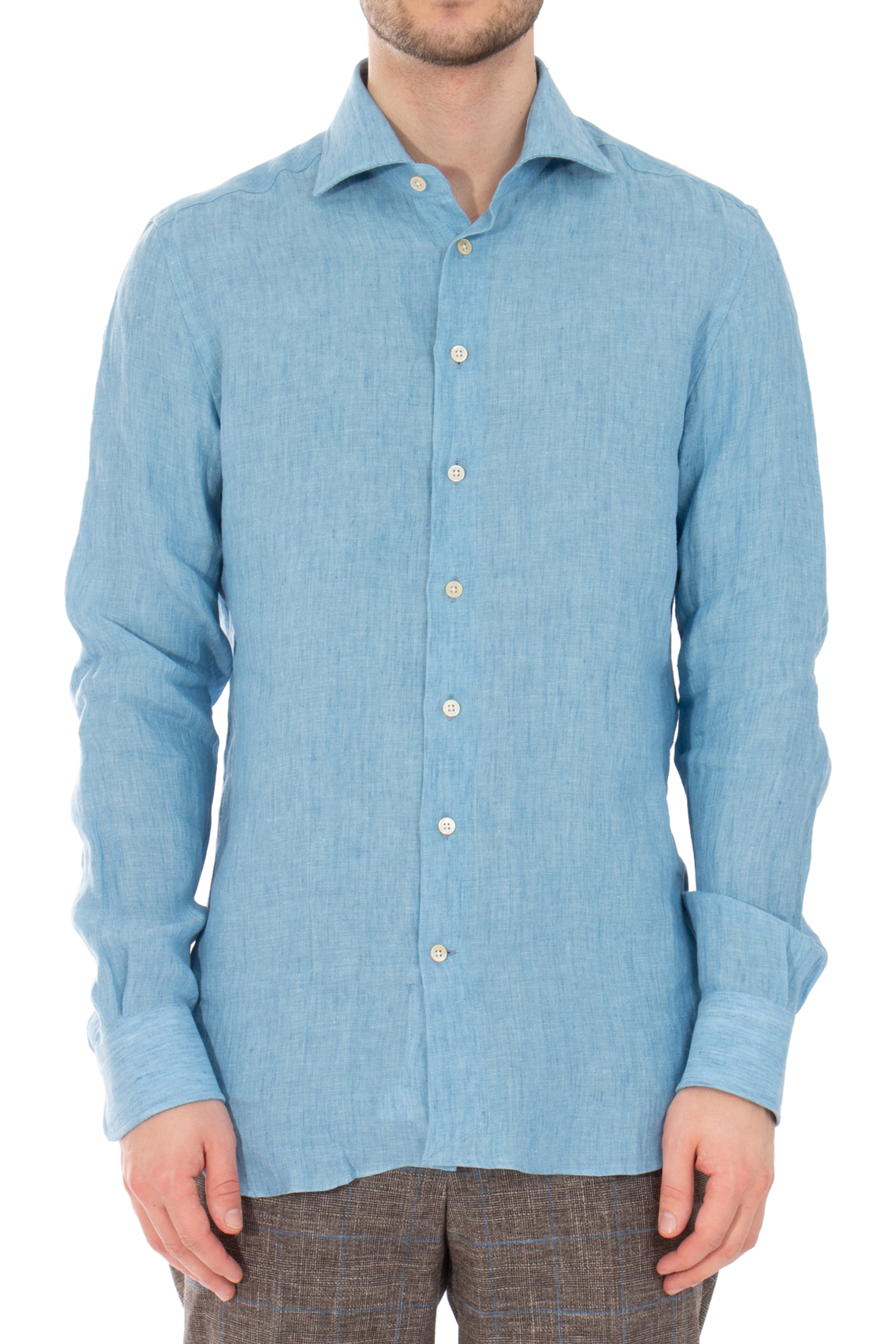 EMANUELE MAFFEIS Linen Shirt Eduardo Maldive