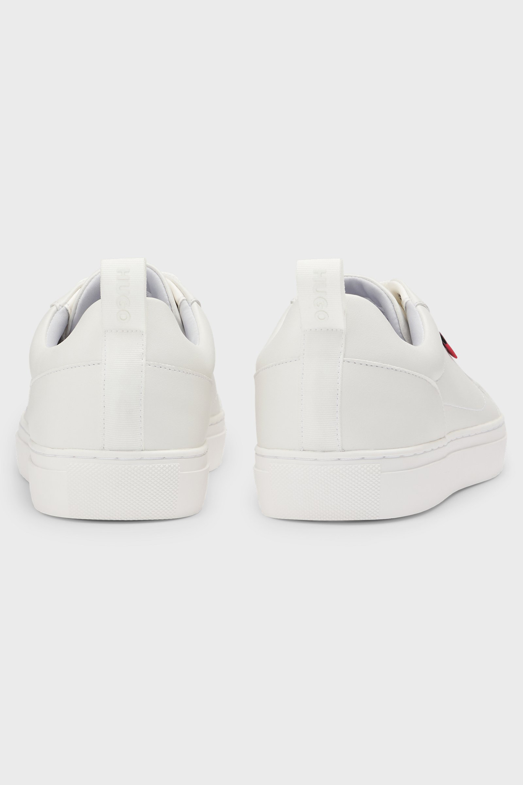 HUGO Faux Leather Sneakers Morrie Bekleidung, Schuhwerk, Schuh, Sneaker