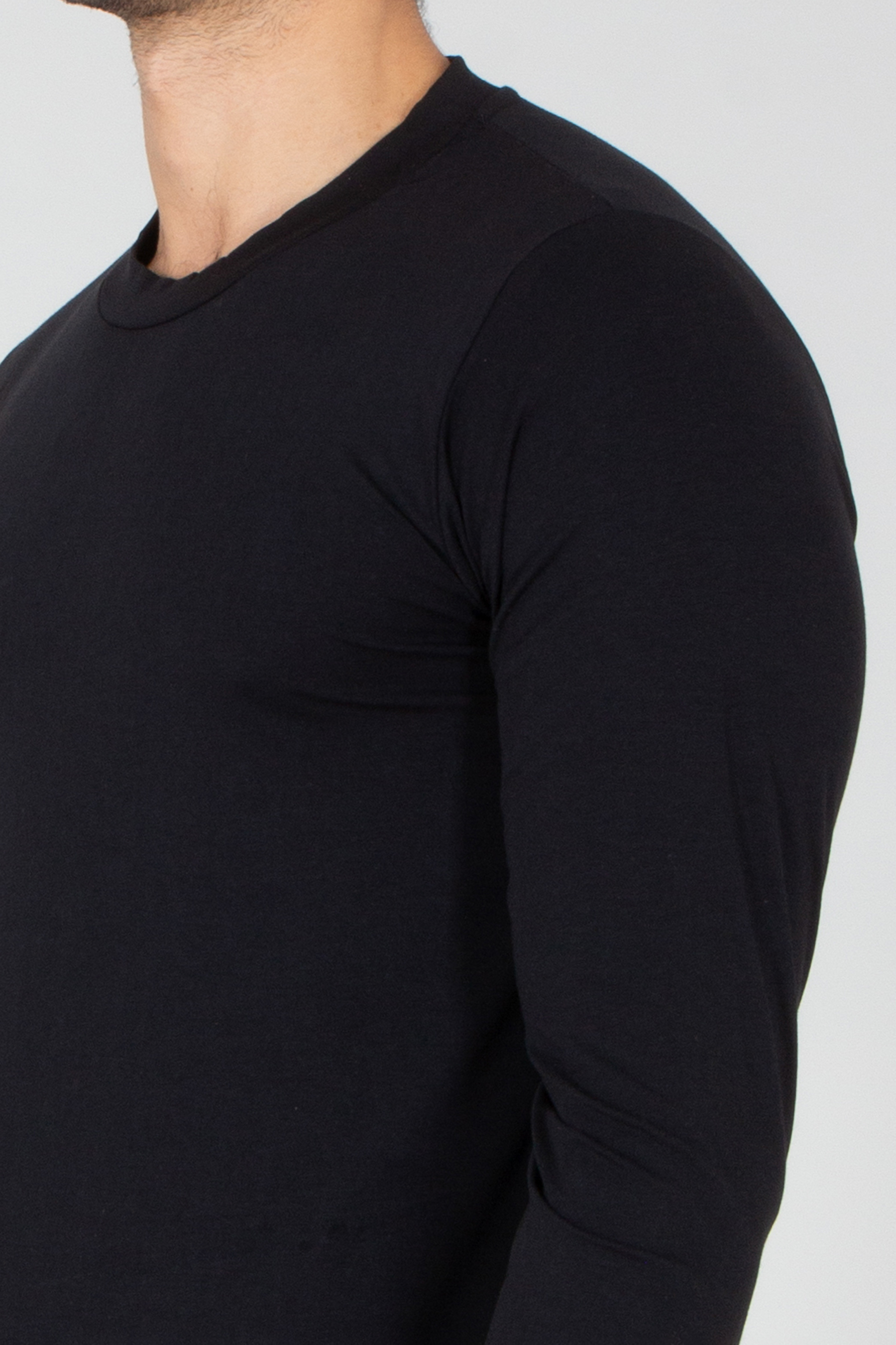 Langarm, Ärmel, T-shirt, Mann, Person