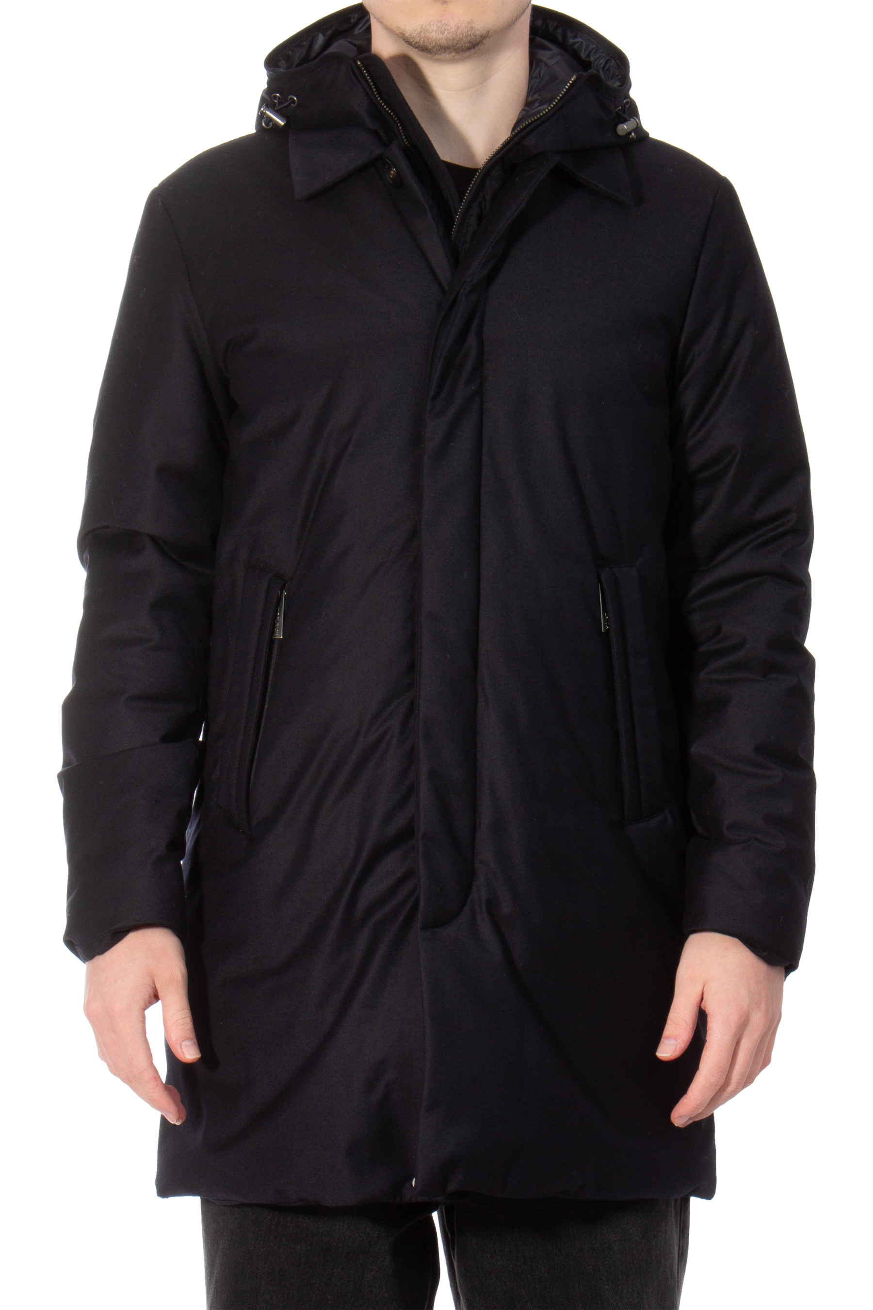 WOOLRICH Luxe Virgin Wool Silk 2-in-1 Parka WOOLRICH Luxe Virgin Wool Silk 2-in-1 Parka