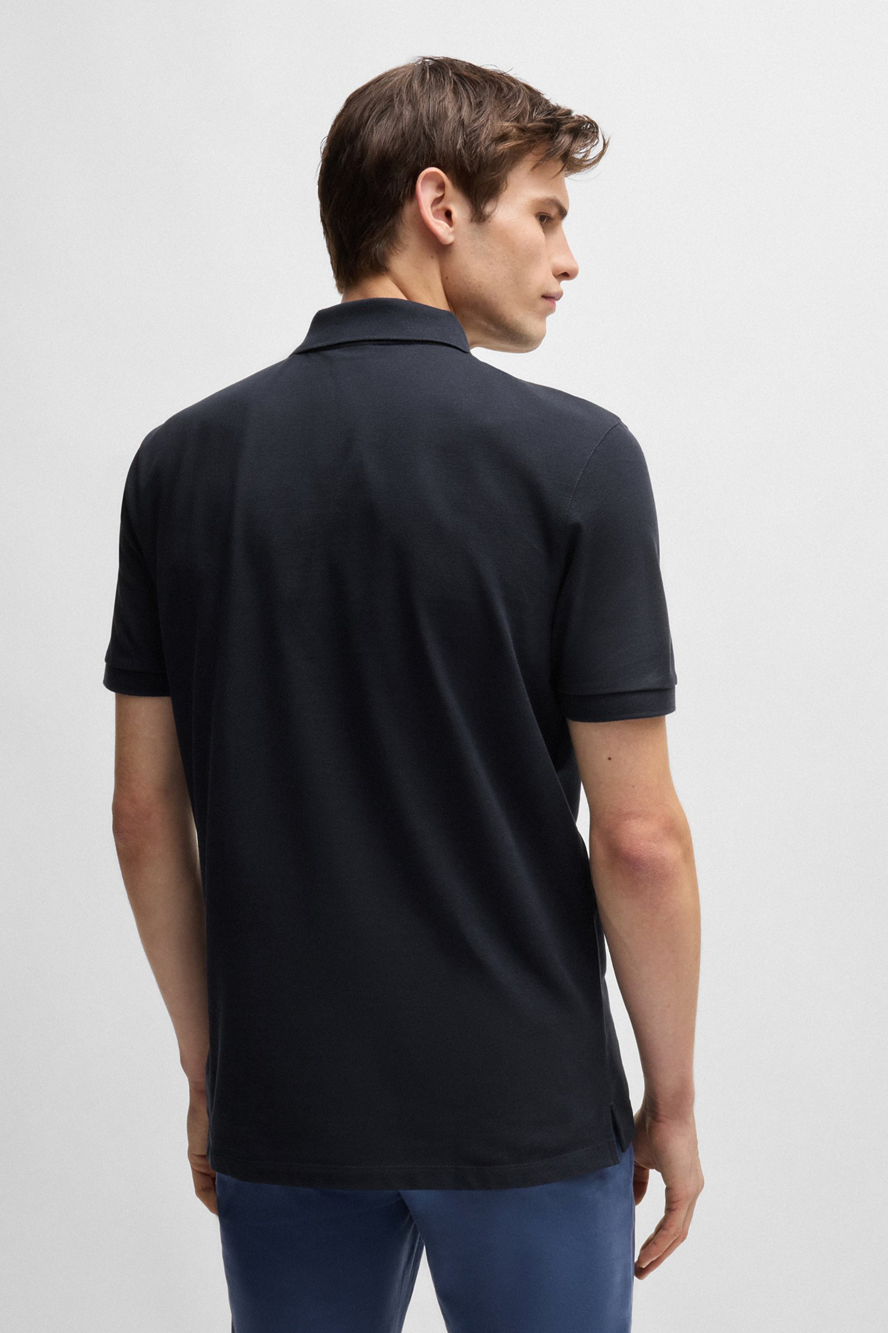 BOSS Regular Fit Cotton Piqué Polo Shirt Pallas