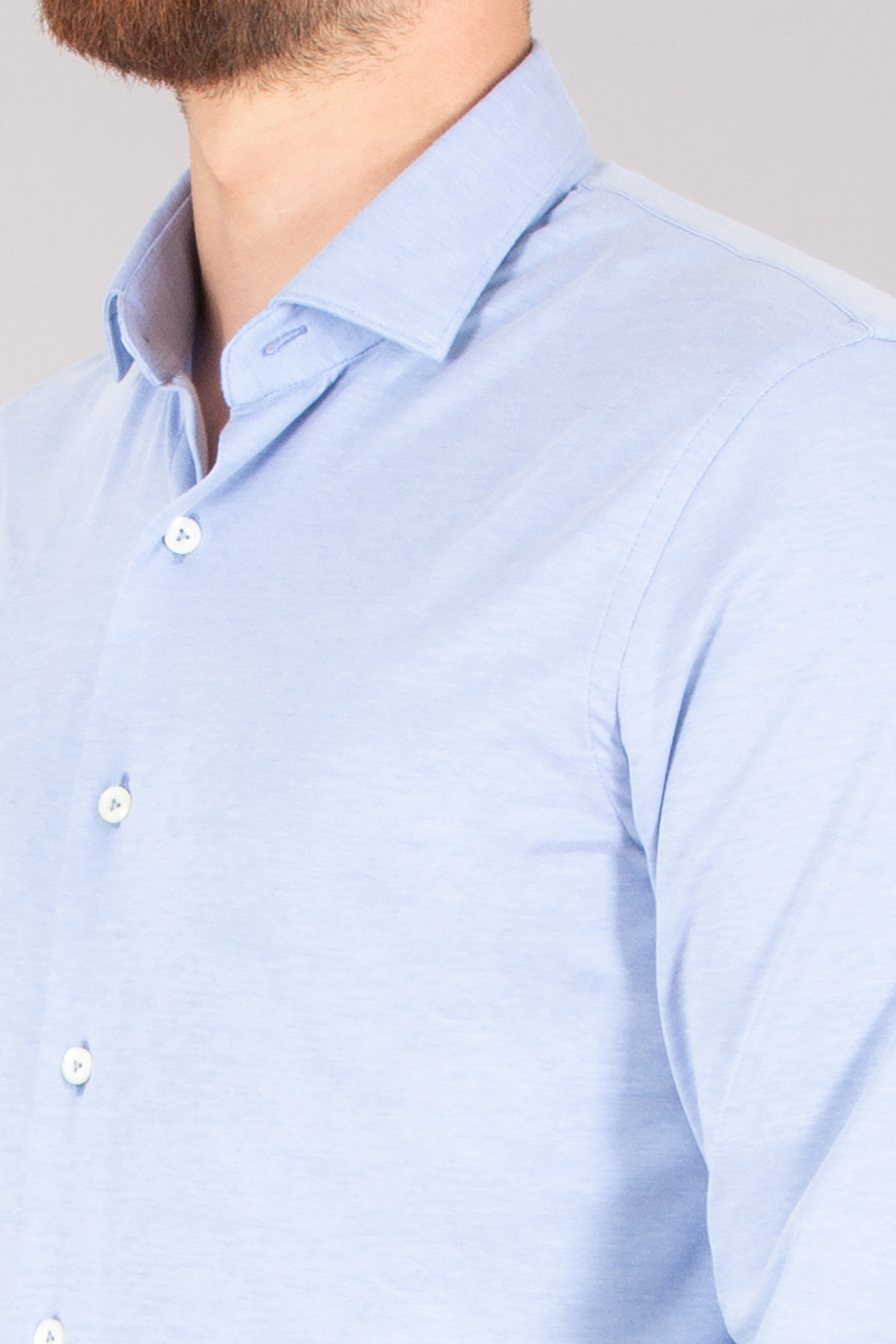 VAN LAACK Slim Fit Stretch Cotton Blend Shirt Pikos-LSF Bekleidung, Hemd, Langarm, Ärmel, Kleid, Hemd