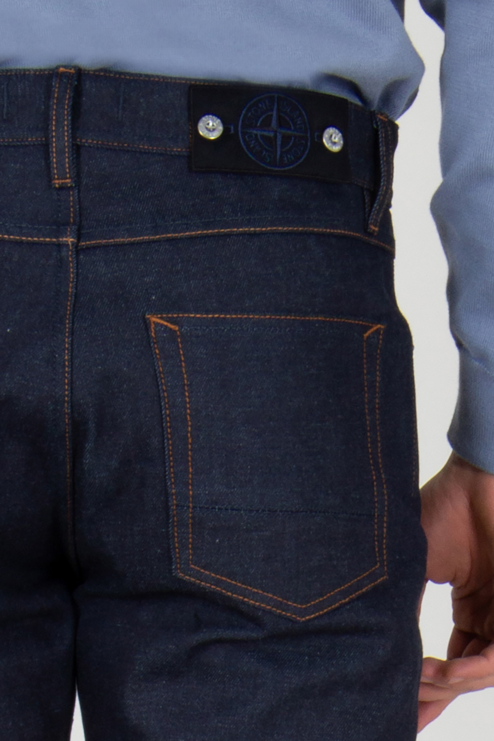 STONE ISLAND Regular Fit Raw Cotton Selvedge Denim Jeans