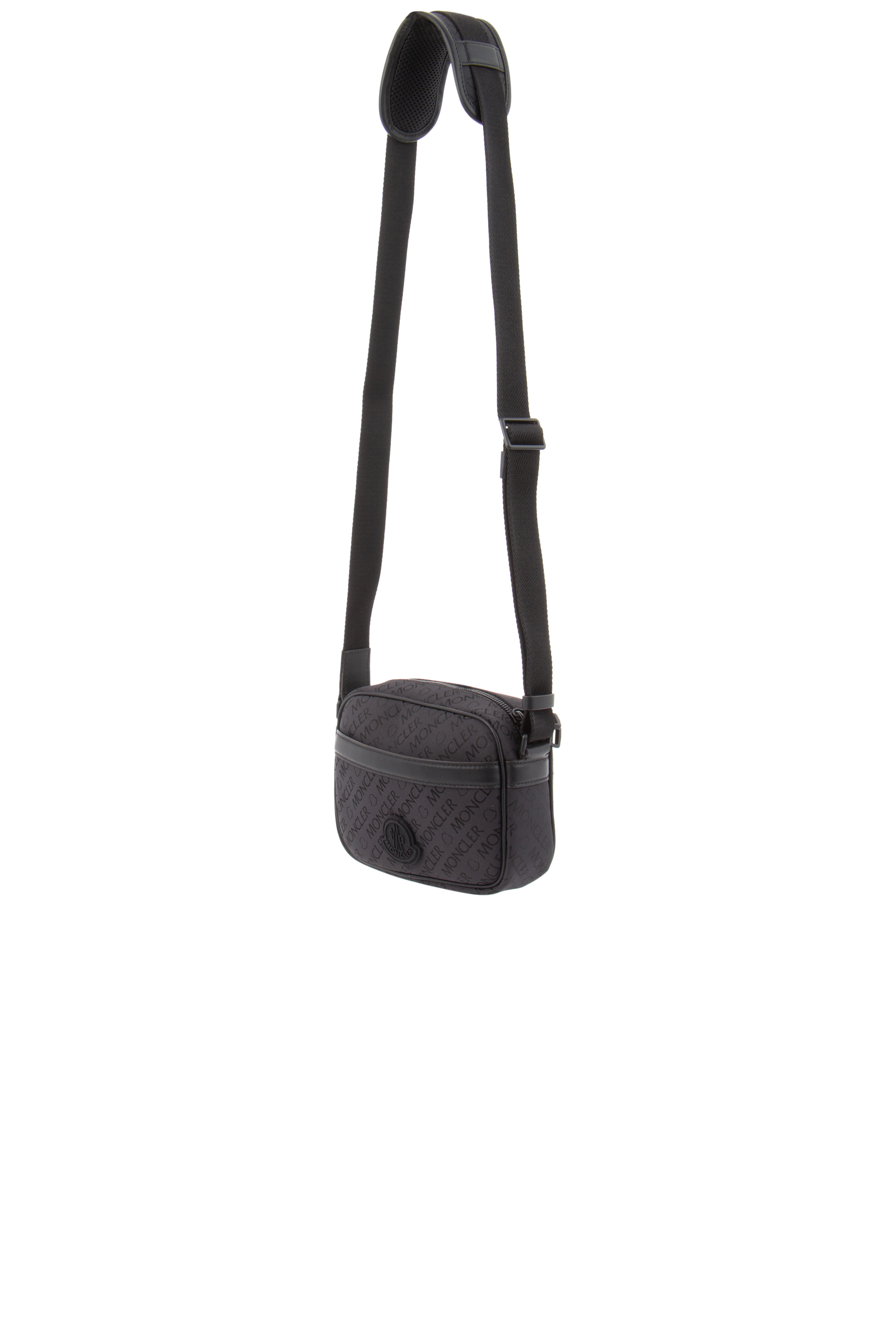 MONCLER Printed Nylon Jacquard Tech Crossbody Bag MONCLER Printed Nylon Jacquard Tech Crossbody Bag