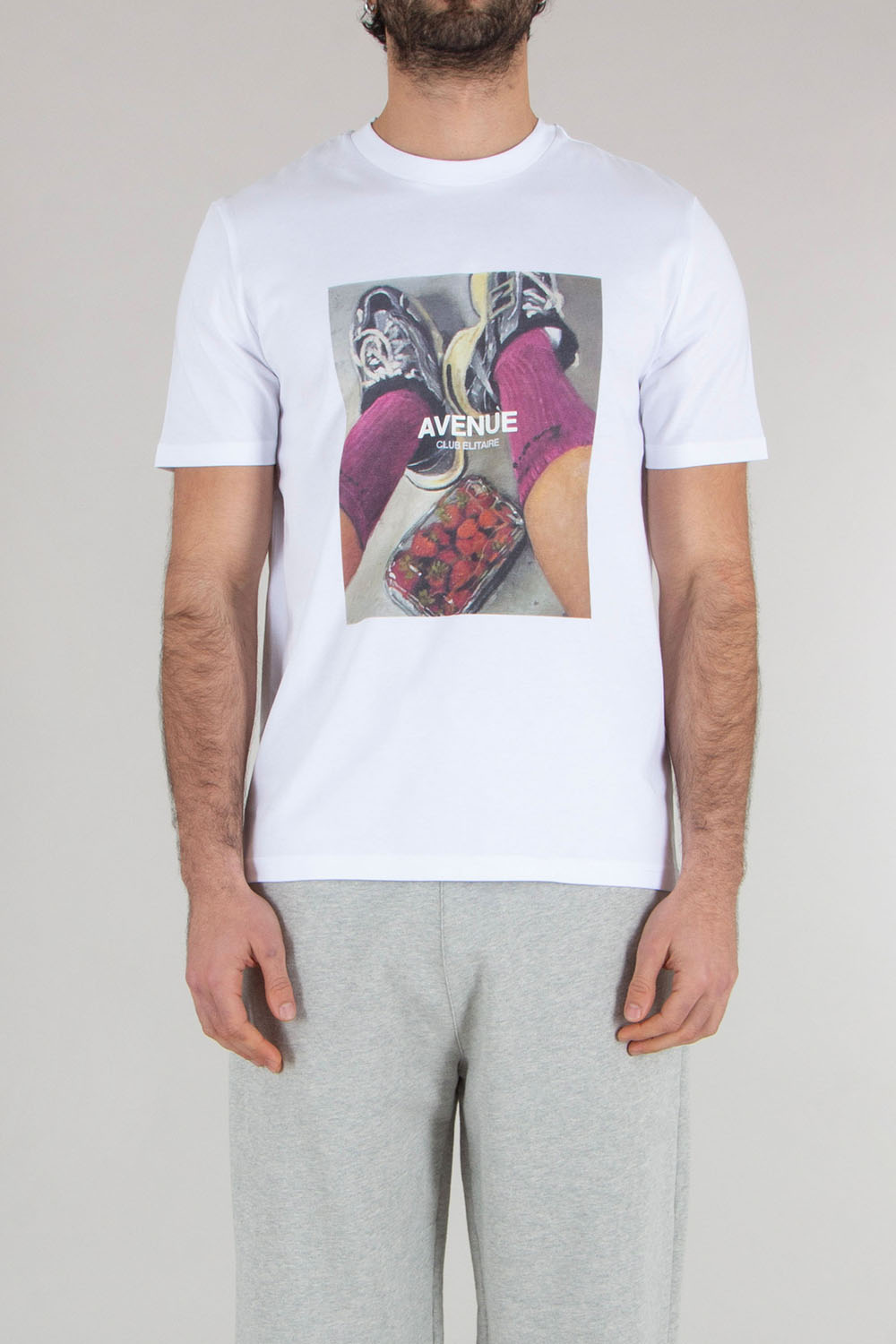 ELITÈ Regular Fit Avenue Graphic Print Cotton Jersey T-Shirt