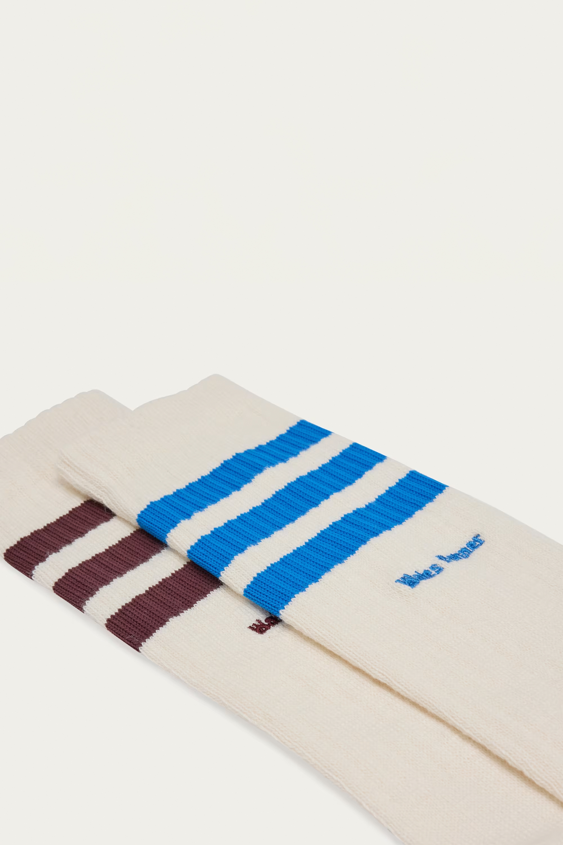 ADIDAS X Wales Bonner 2-Pack Cotton Stretch Blend 3-Stripes Socks