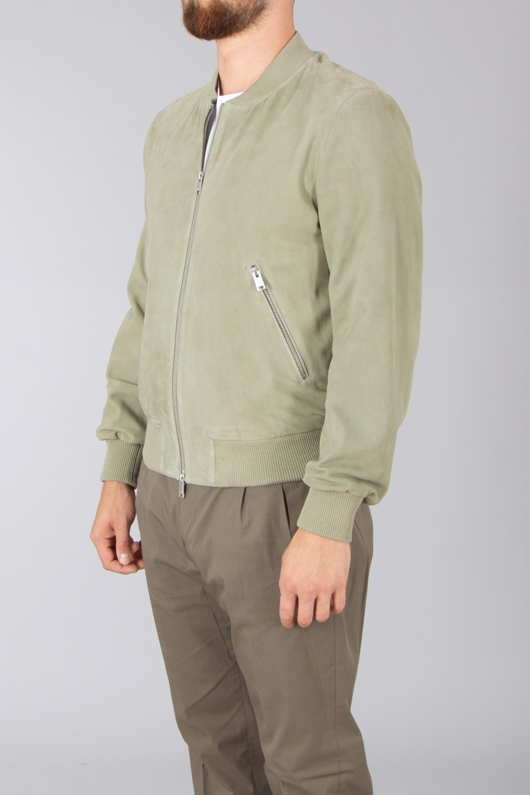 ARMA Goat Suede Bomber Jacket Didier ARMA Goat Suede Bomber Jacket Didier