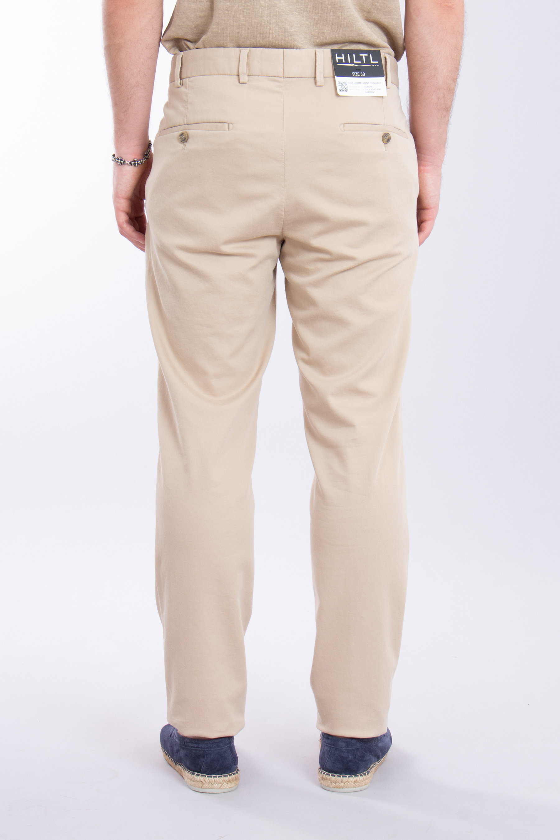 HILTL Slim Fit Cotton Stretch Chinos Tourist 2.0