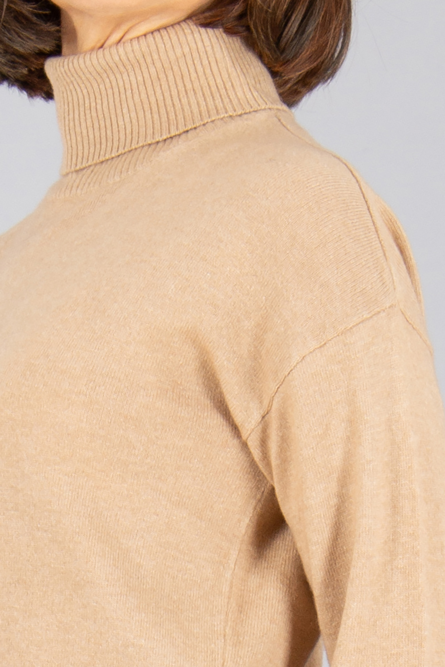 Bekleidung, Strickwaren, Pullover, Mantel, Person