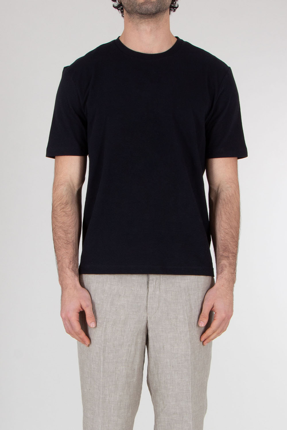 PAUL SMITH Regular Fit Cotton Linen T-Shirt 