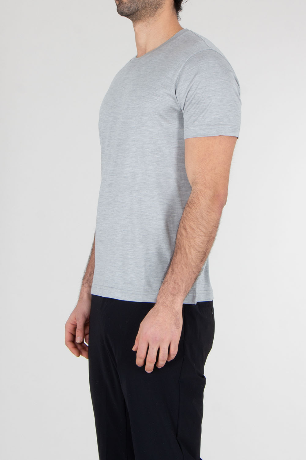 STEFAN BRANDT Regular Fit Silk Jersey T-Shirt Enno