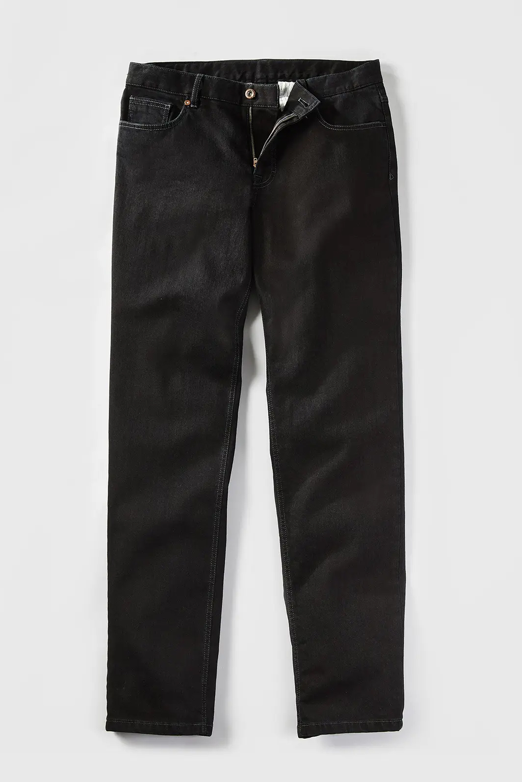 HILTL Regular Fit Stretch Cotton Denim Jeans Parker Bekleidung, Hosen, Jeans, Mantel