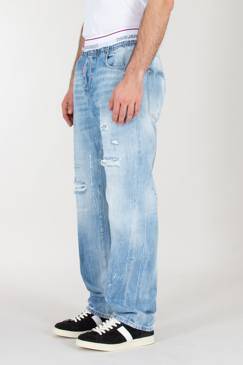 DSQUARED2 Relaxed Fit Distressed Jeans