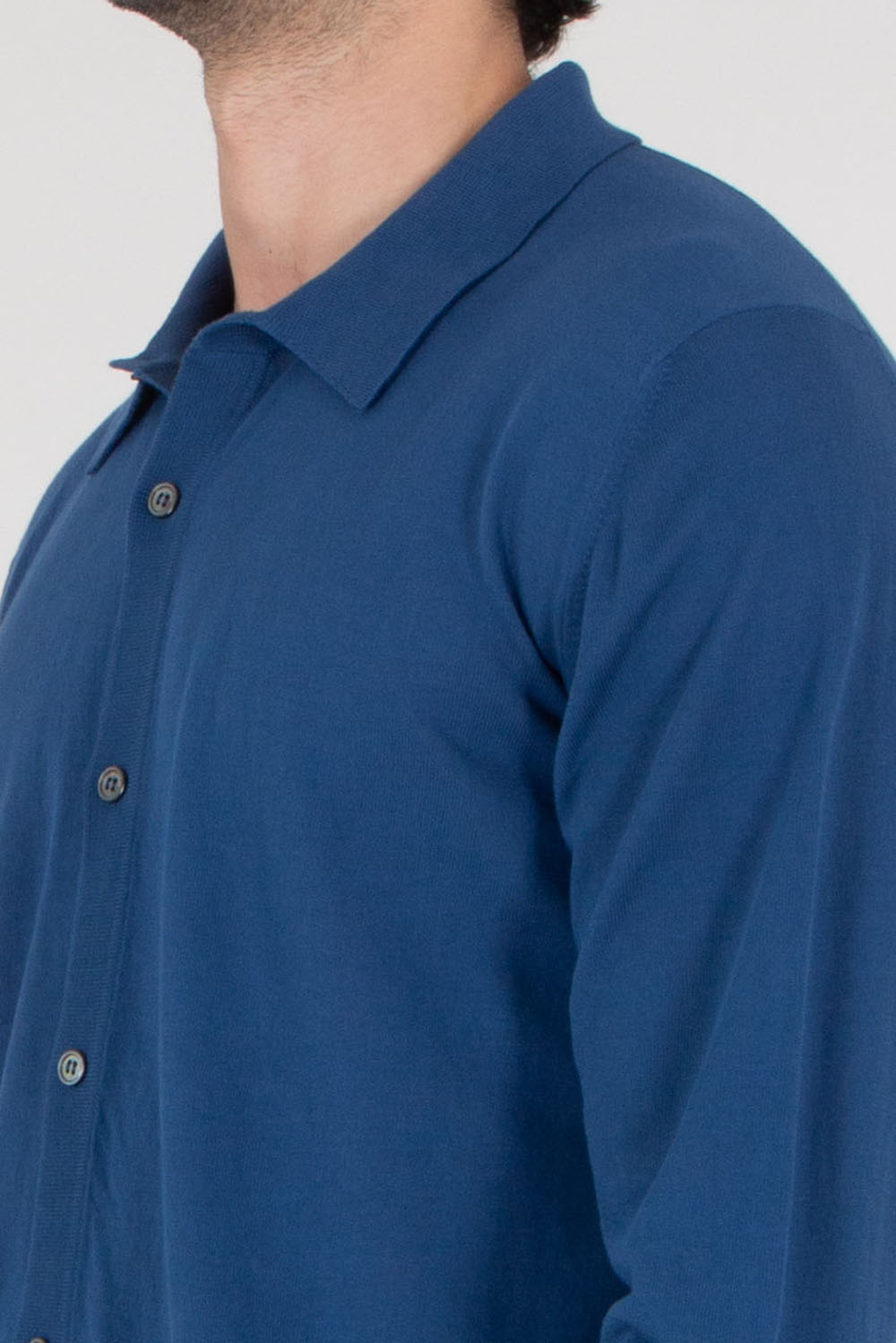 ROBERTO COLLINA Regular Fit Cotton Knit Shirt