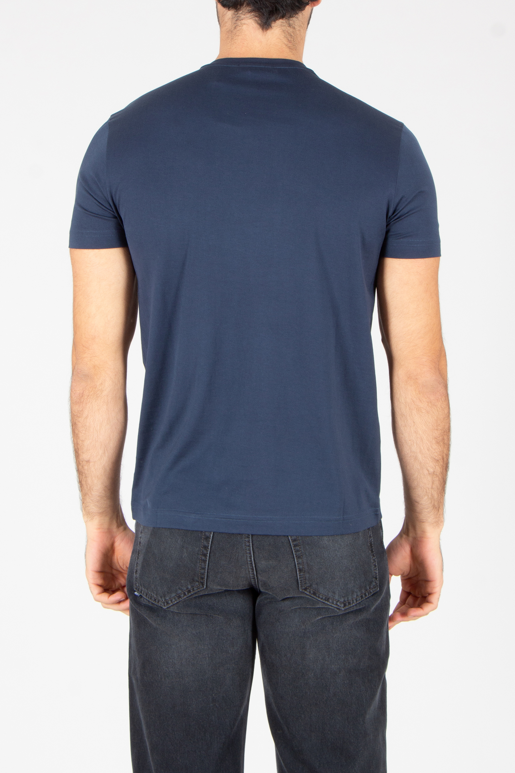 T-shirt, Jeans, Hosen, Mann, Person