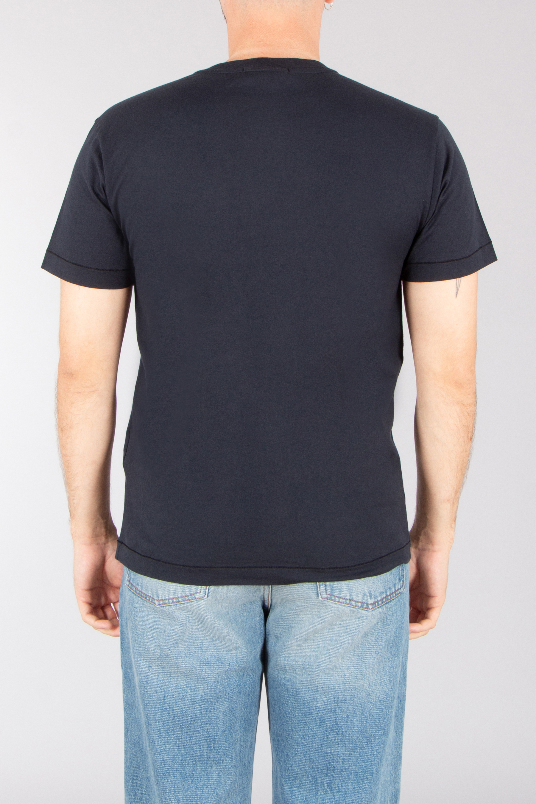 STONE ISLAND Slim Fit Cotton Jersey T-Shirt T-shirt, Erwachsener, Männlich, Mann, Person