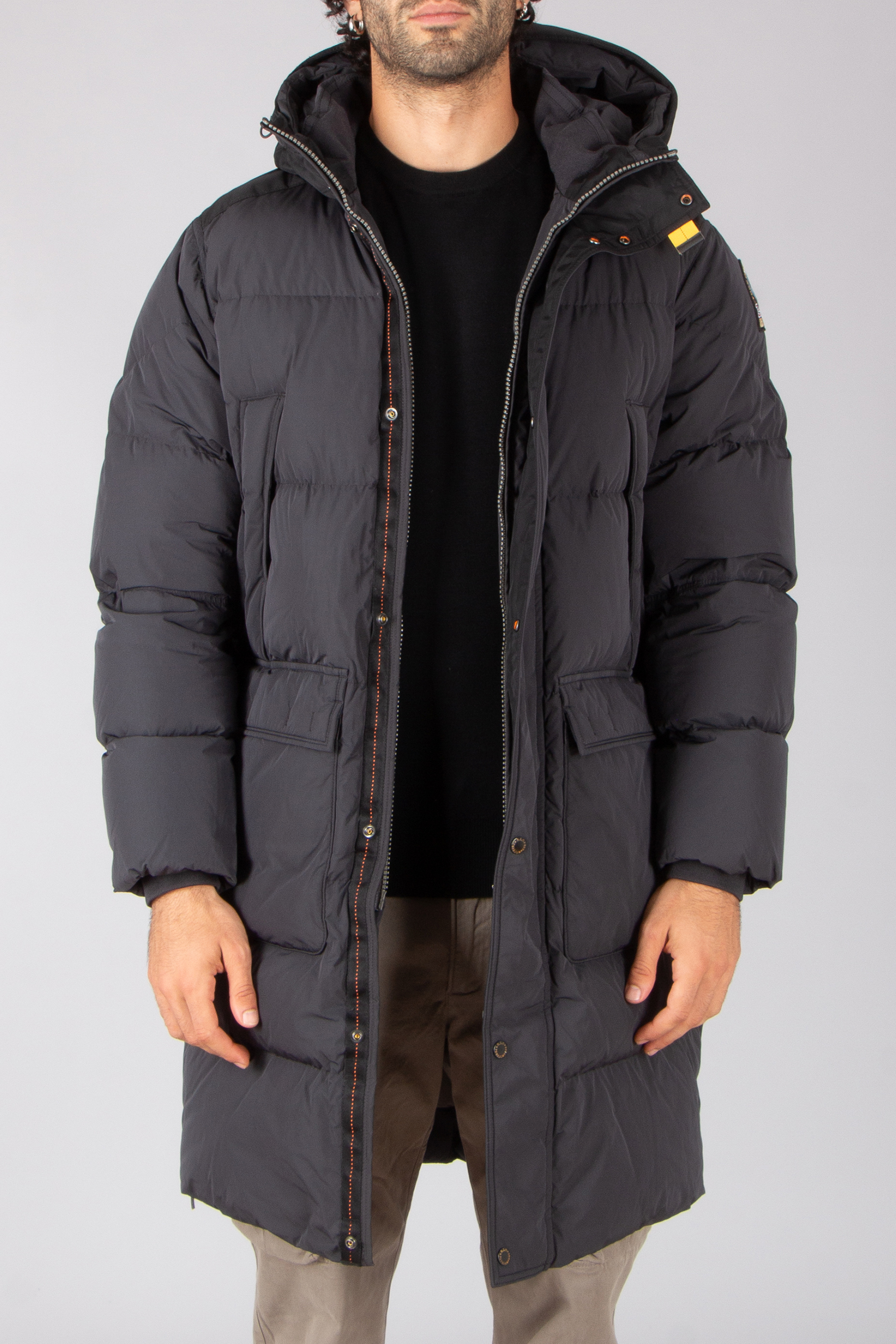 PARAJUMPERS Regular Fit Micro Ripstop Hooded Down Parka Long Bear Bekleidung, Mantel, Jacke