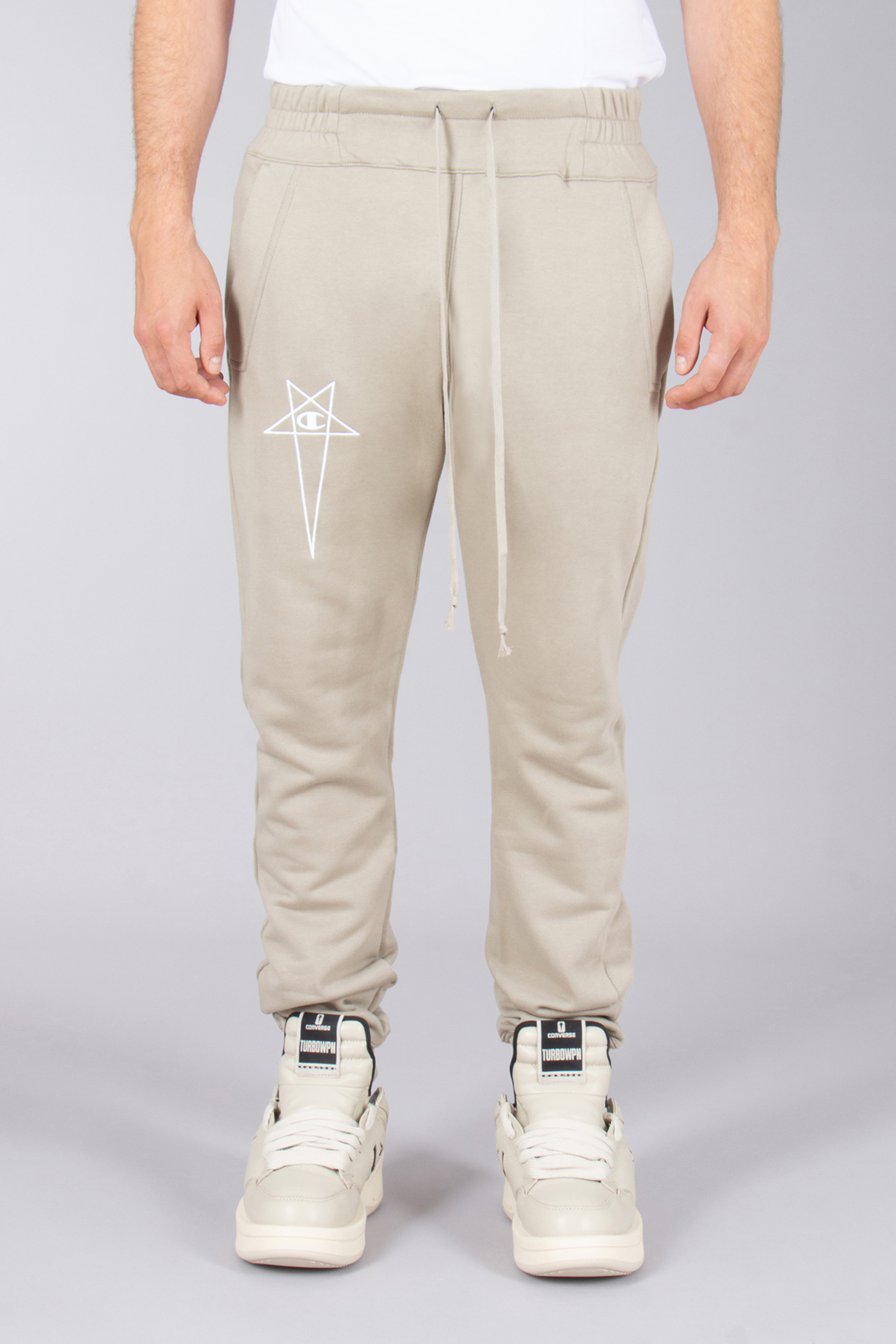 RICK OWENS DRKSHDW X Champion Relaxed Fit Compact Heavy Cotton Joggers