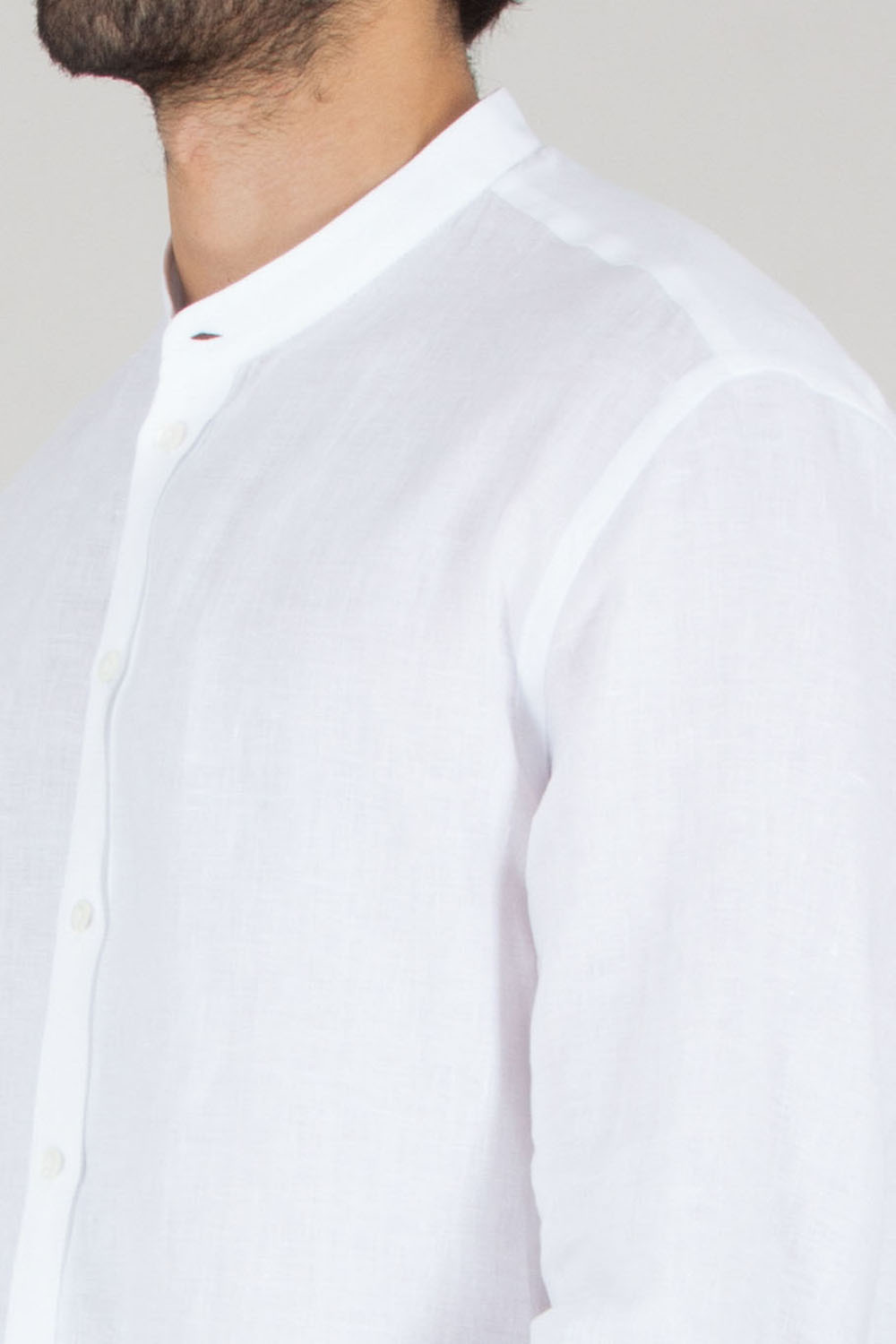 EMPORIO ARMANI Regular Fit Essential Linen Shirt