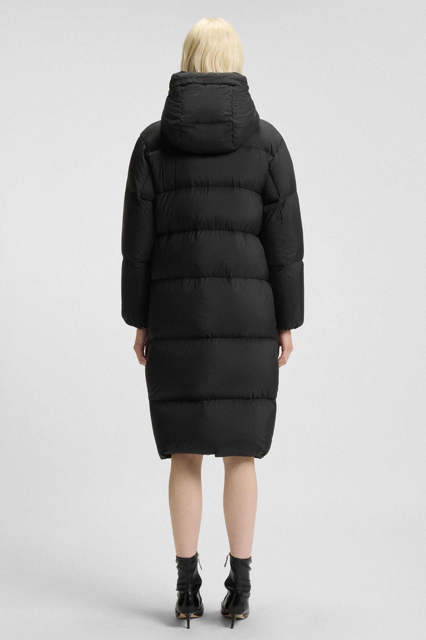 HUGO Relaxed Fit Nylon Down Coat Fini Mantel, Jacke, Erwachsener, Person, Frau