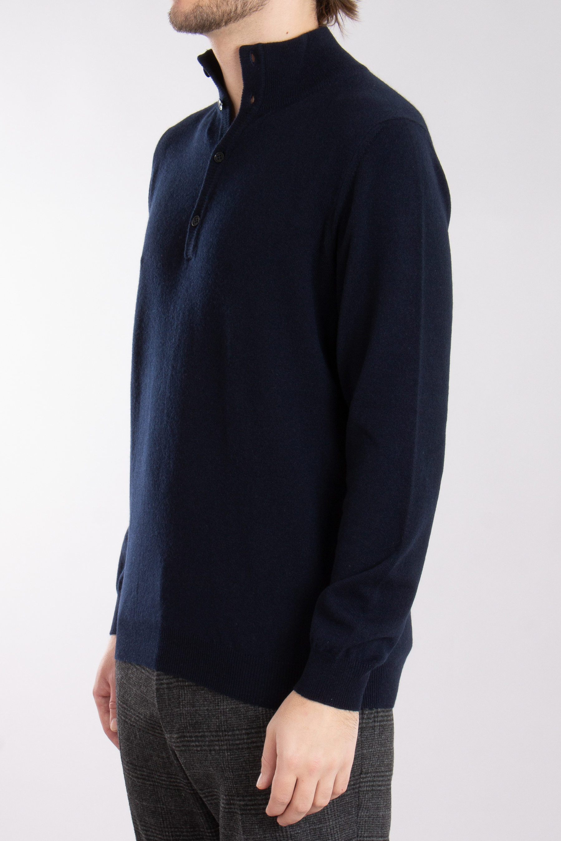 AIDA BARNI Cashmere Mock Neck Sweater AIDA BARNI Cashmere Mock Neck Sweater