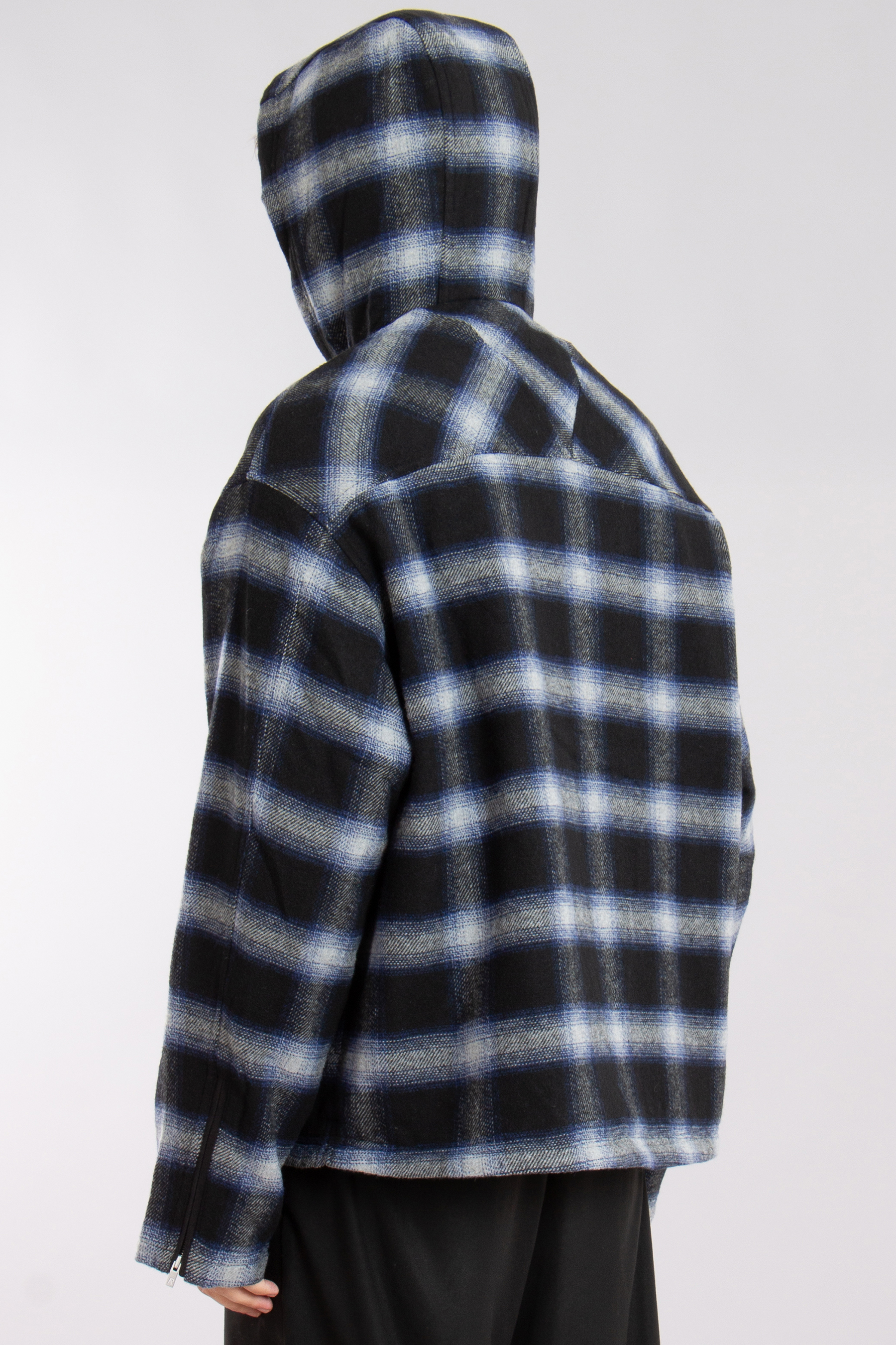REPRESENT Hooded Checked Flannel Overshirt REPRESENT Hooded Checked Flannel Overshirt