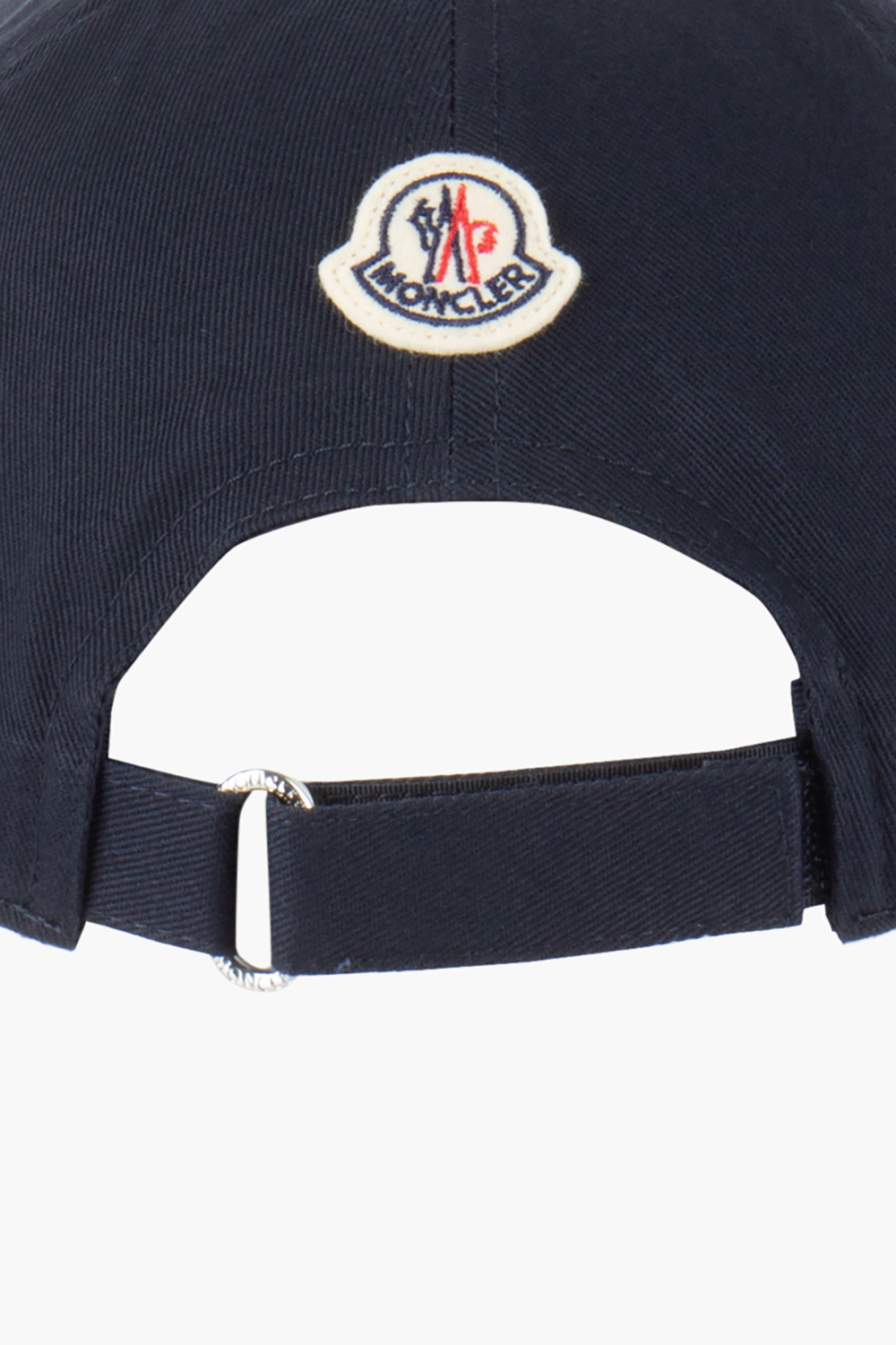 MONCLER Embroiered Cotton Gabardine Baseball Cap