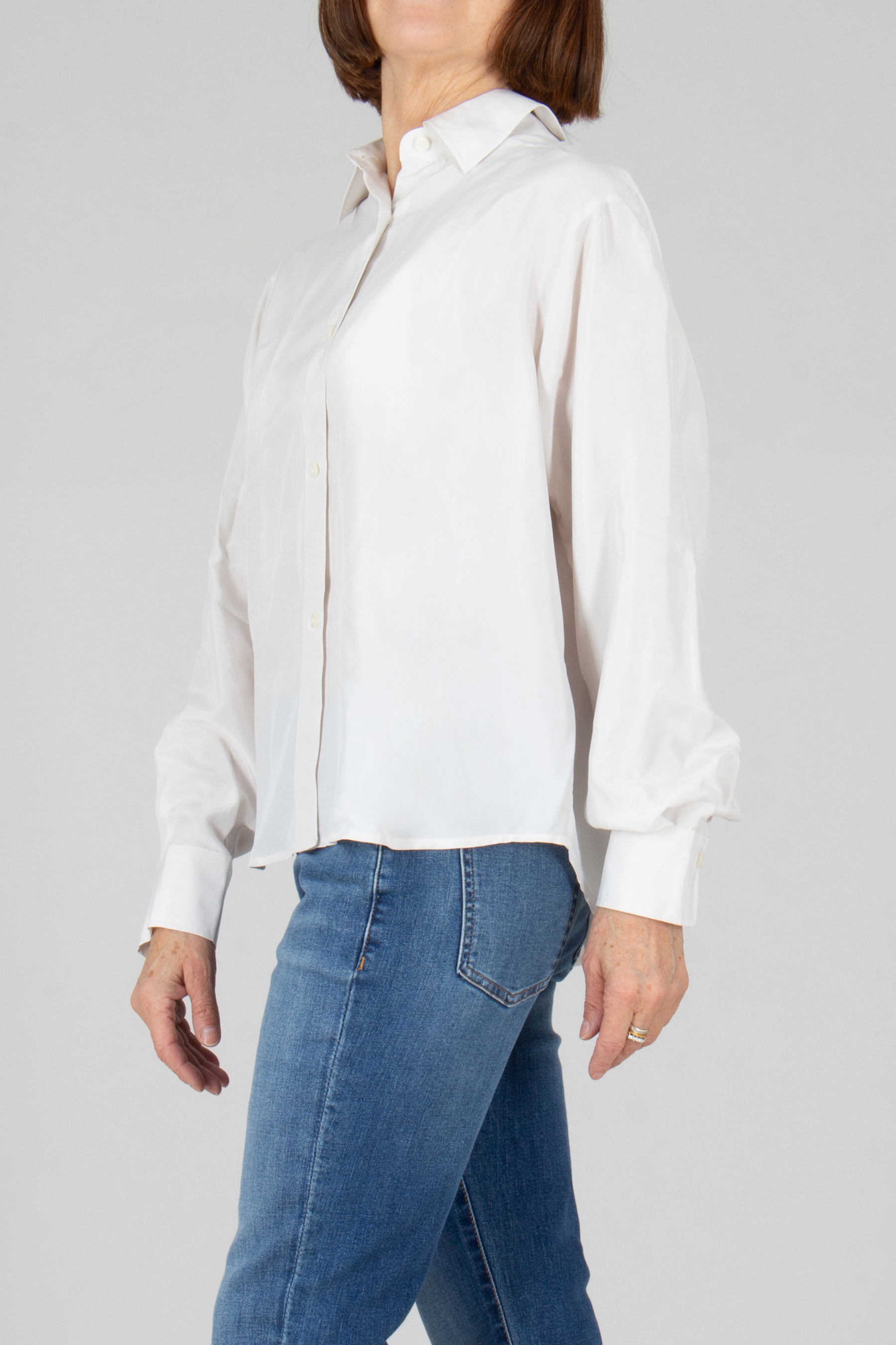 Hemd, Bluse, Hosen, Jeanshose, Langarm