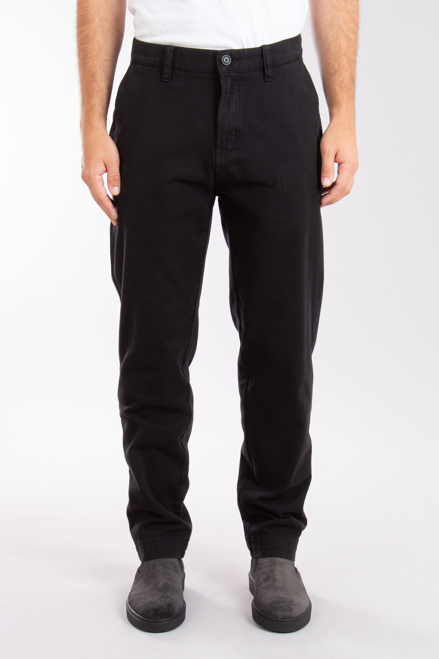 HUGO Tapered Fit Cotton Twill Pants Zeebo