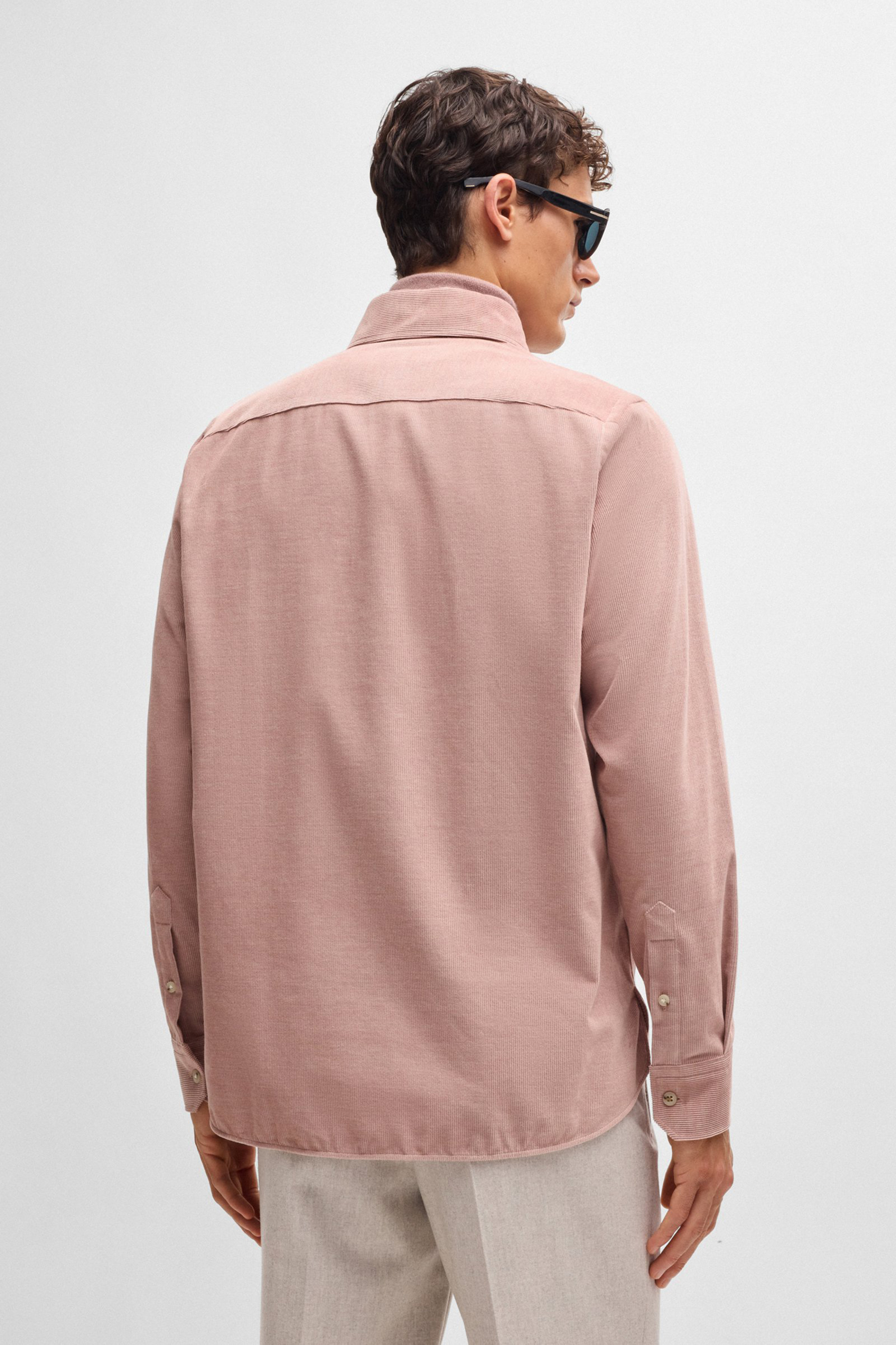 BOSS Relaxed Fit Cotton Corduroy Shirt L-Colt BOSS Relaxed Fit Cotton Corduroy Shirt L-Colt
