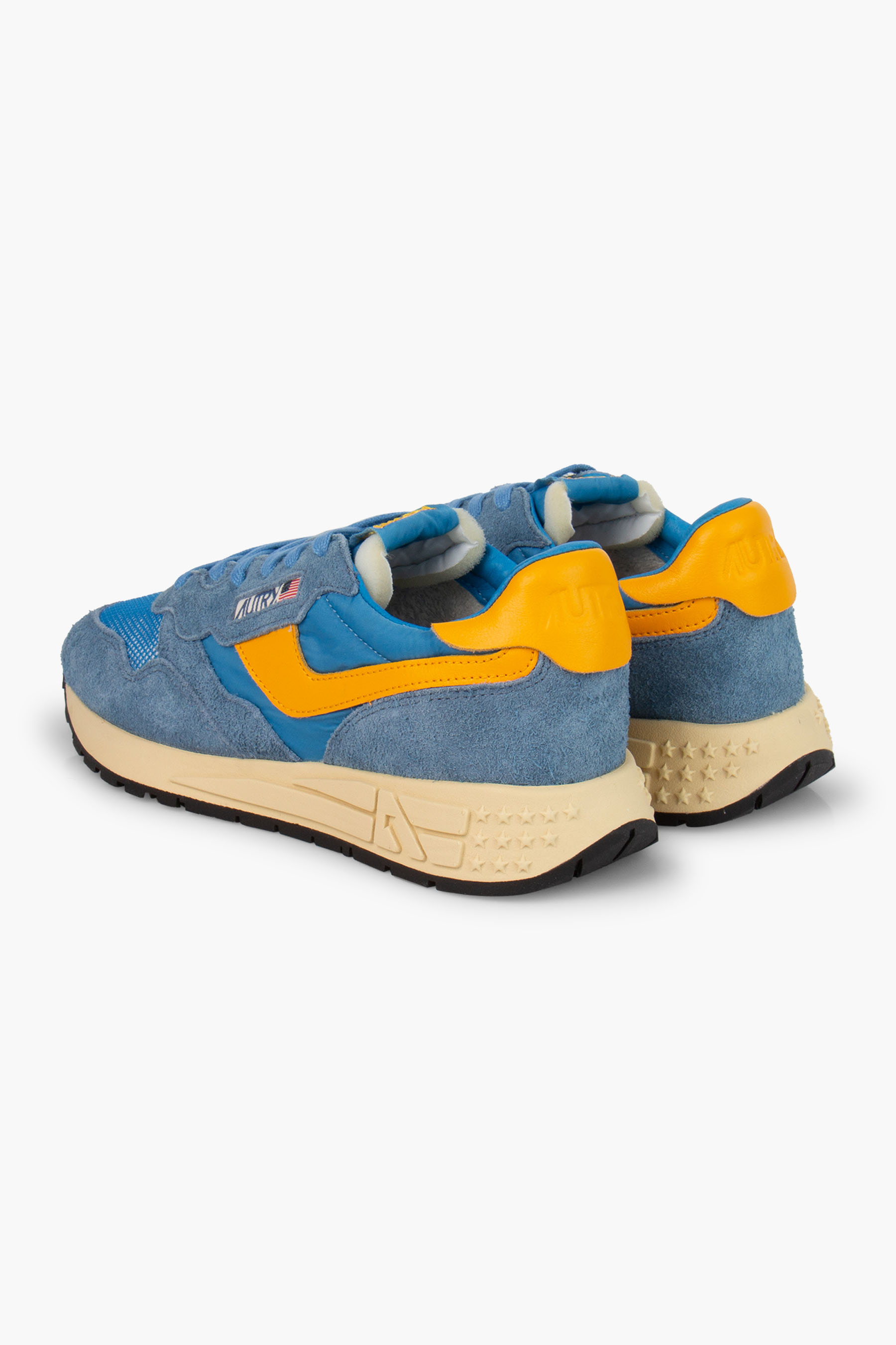 AUTRY Stone Wash Suede & Mesh Sneakers Reelwind Low AUTRY Stone Wash Suede & Mesh Sneakers Reelwind Low