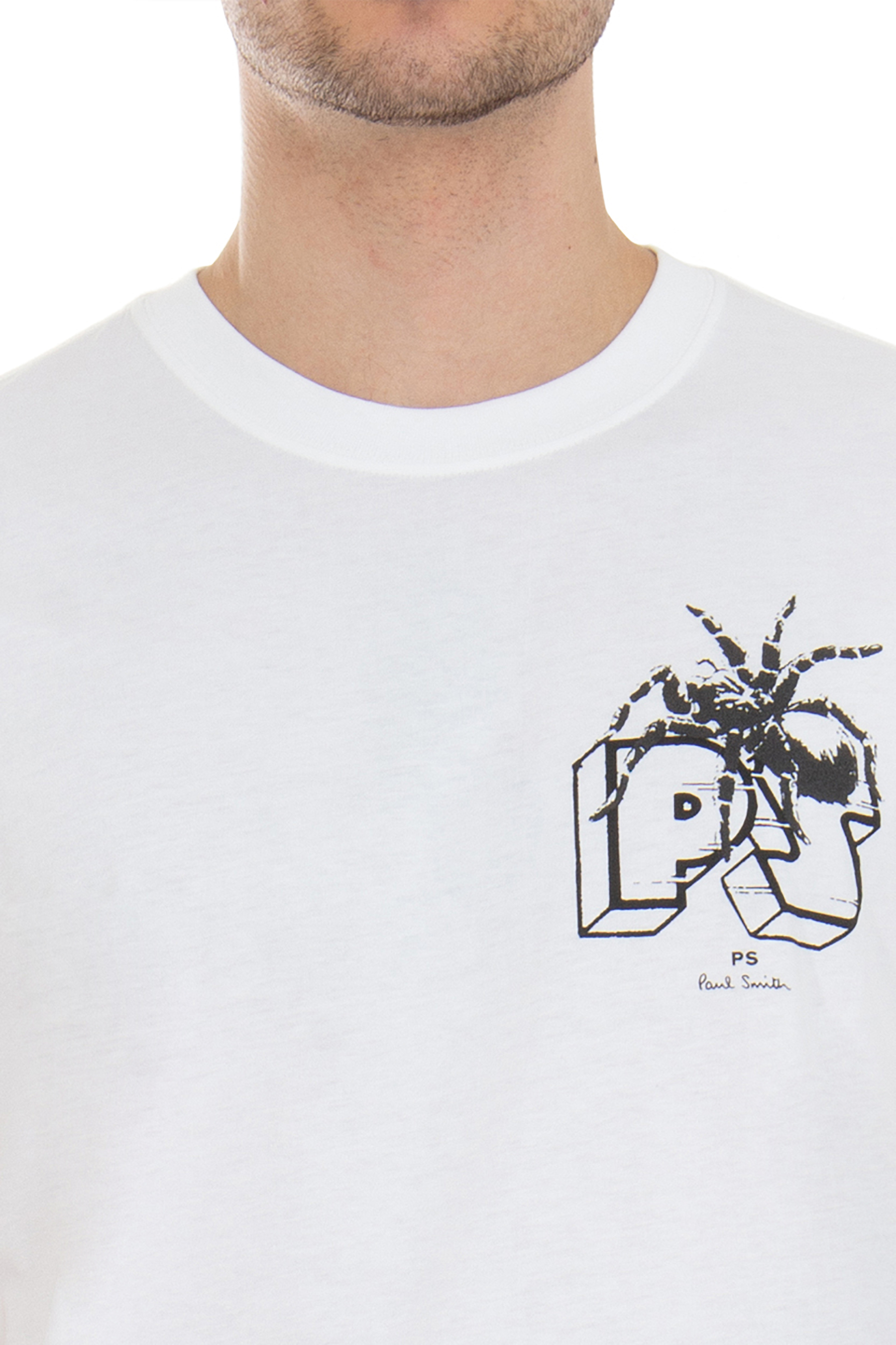 PAUL SMITH Spider Print Cotton T-Shirt