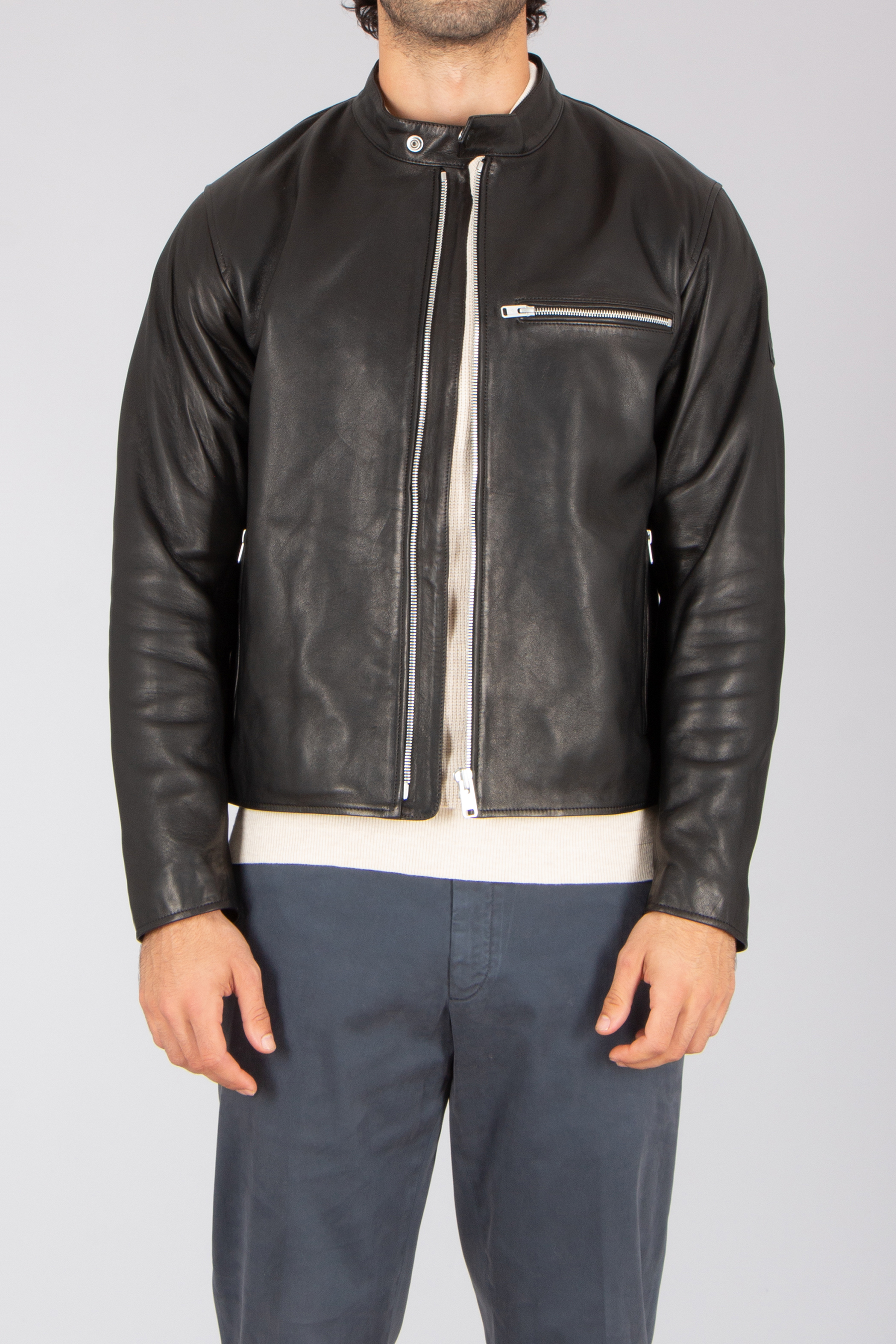 Bekleidung, Mantel, Jacke, Jacke aus Leder