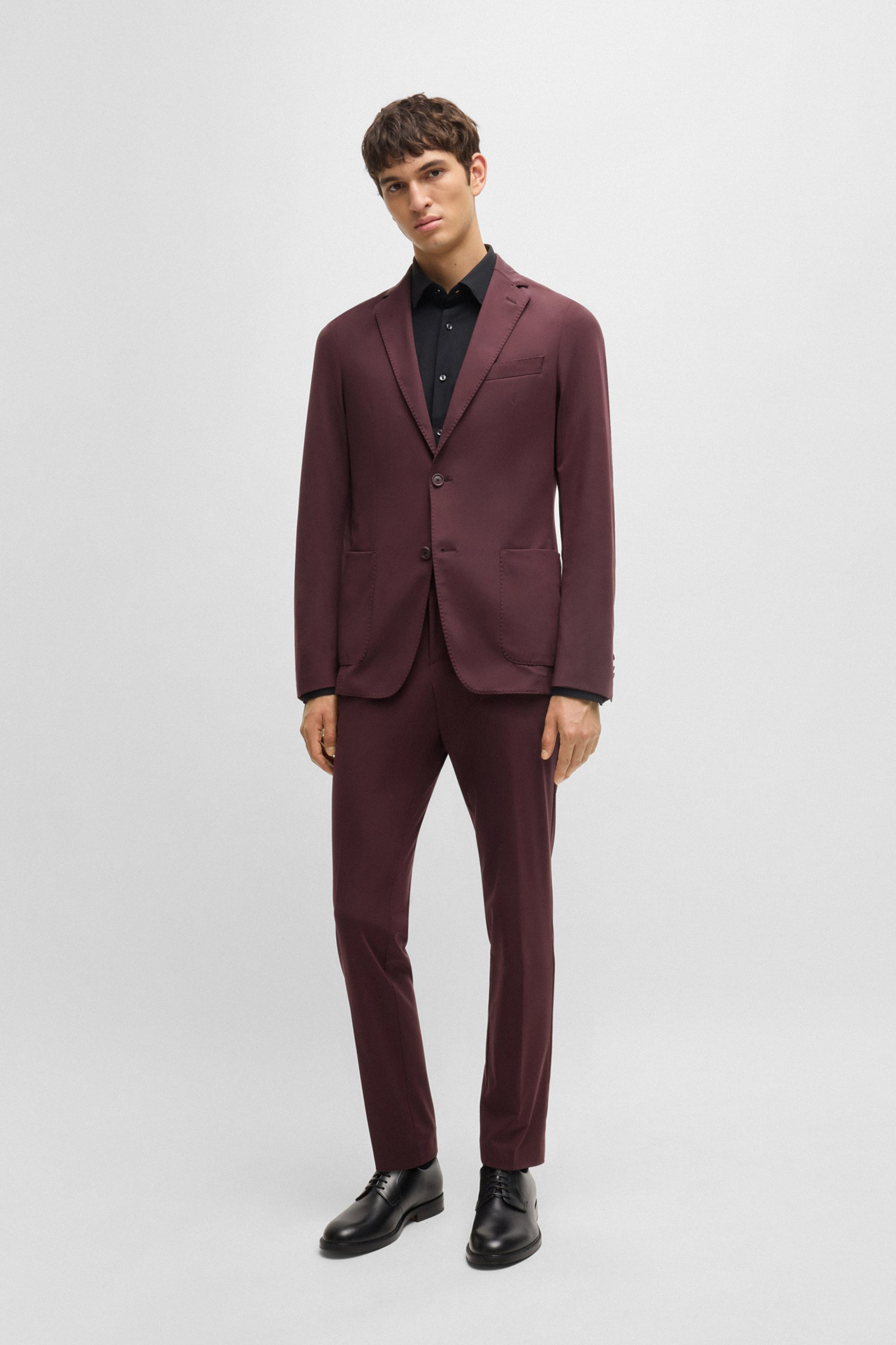 BOSS Slim Fit Performance-Stretch Jersey Pants P-Genius