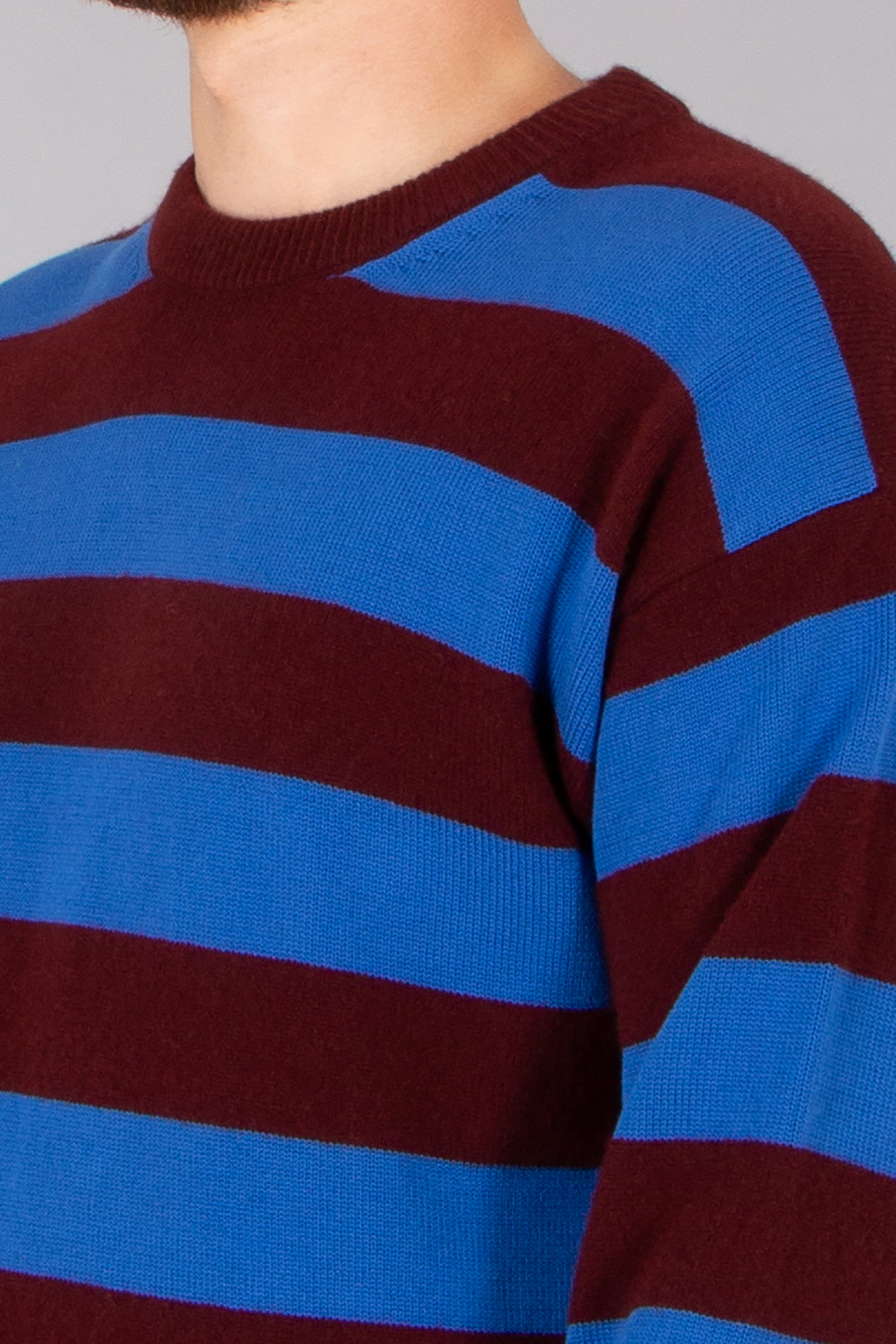 PAUL SMITH Regular Fit Striped Superfine Lambswool Blend Sweater Bekleidung, Strickwaren, Pullover, Person