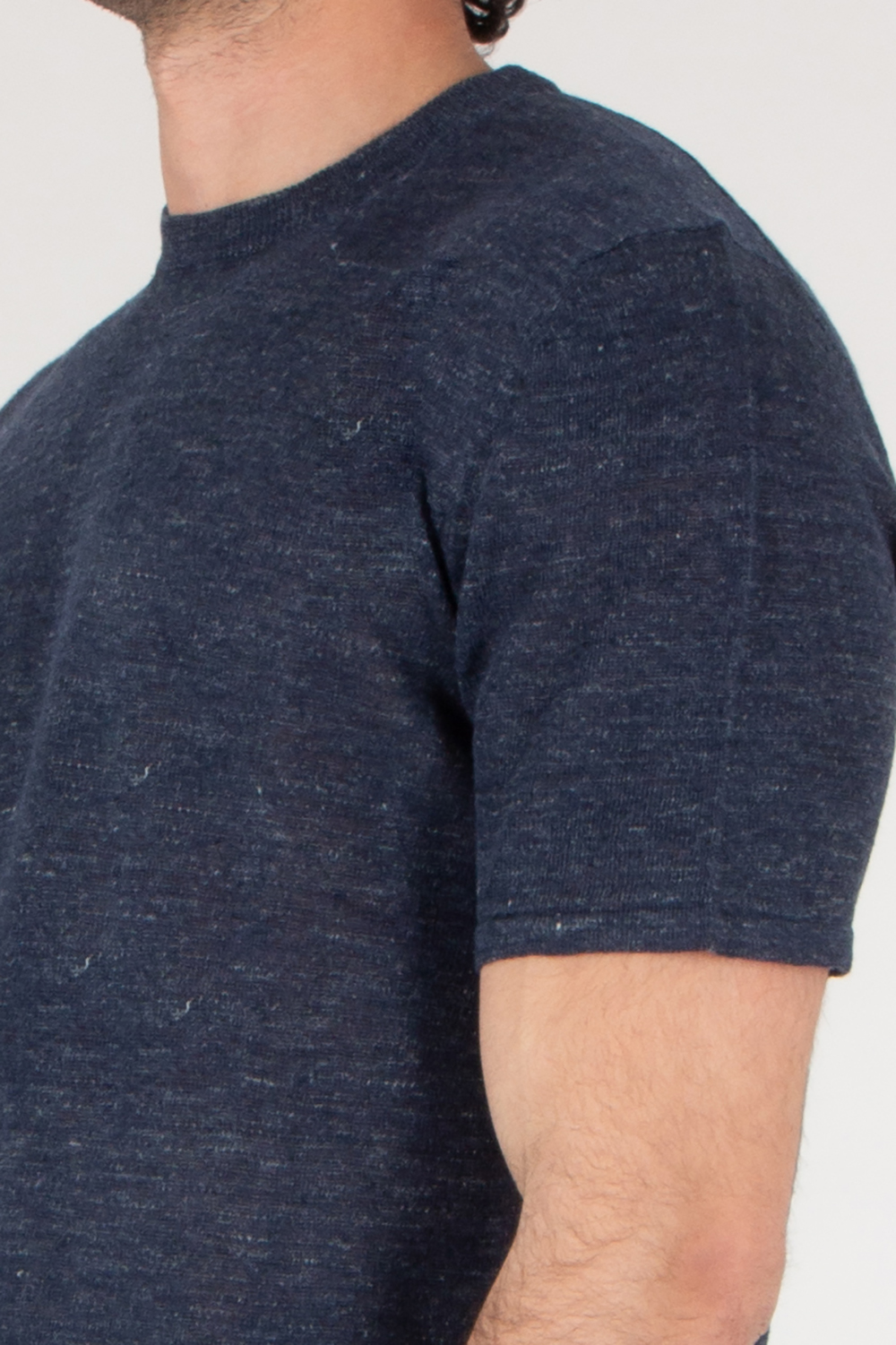 ROBERTO COLLINA Slim fit knitted Cotton T-Shirt 