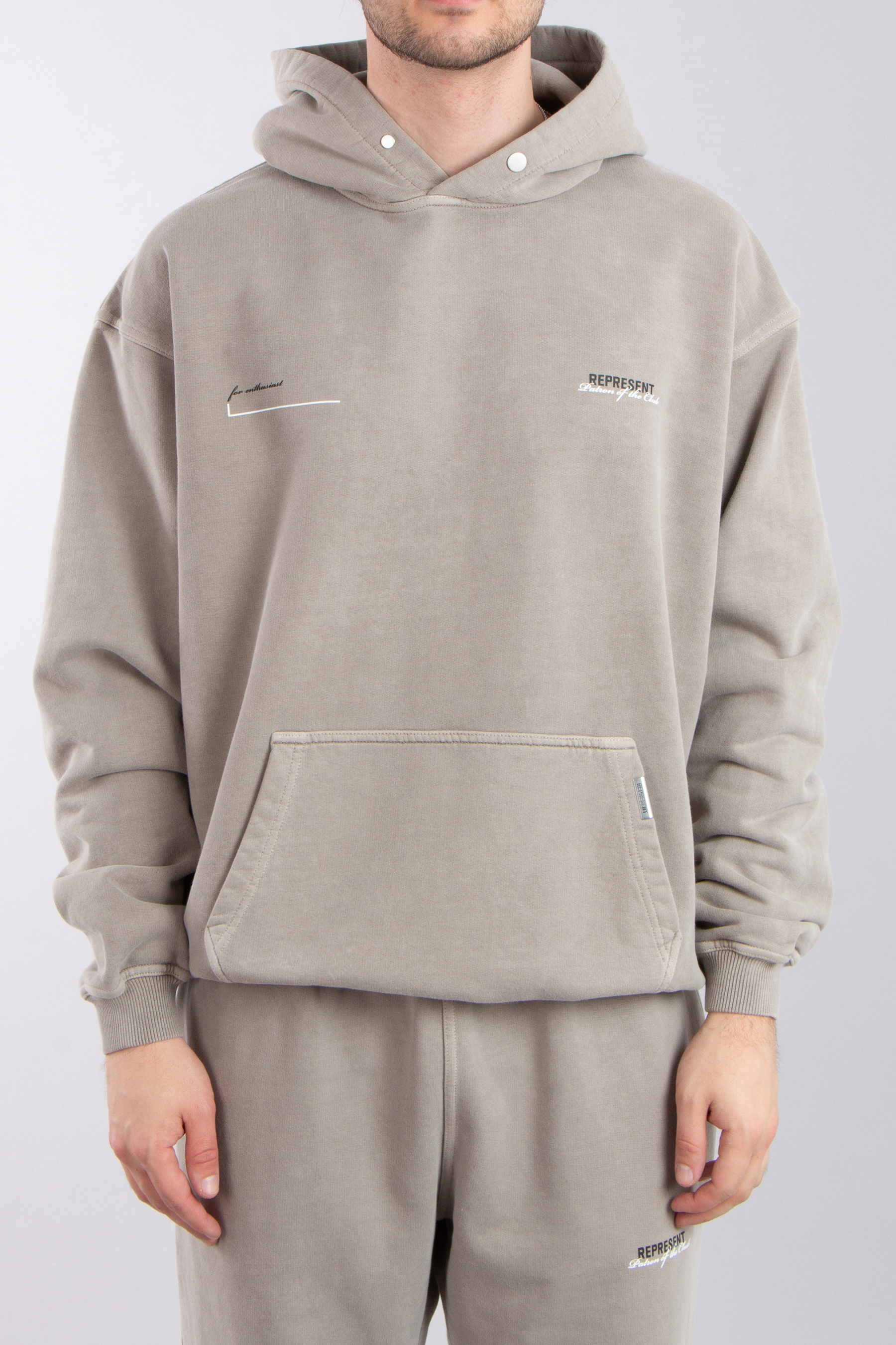 REPRESENT Patron Of The Club Cotton Hoodie REPRESENT Patron Of The Club Cotton Hoodie
