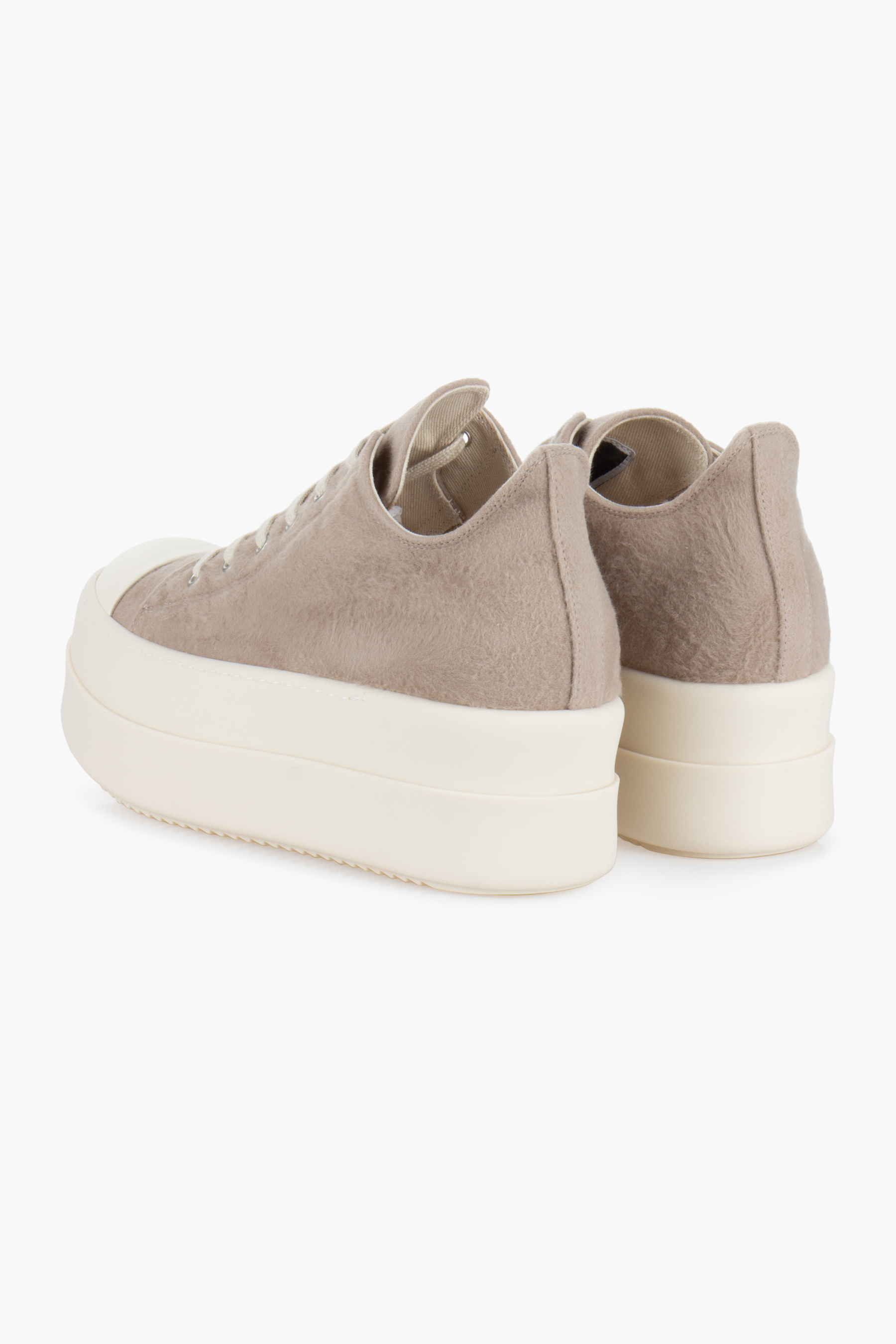 RICK OWENS DRKSHDW Denim Double Bumper Low Sneakers Bekleidung, Schuhwerk, Schuh, Sneaker, Wildleder