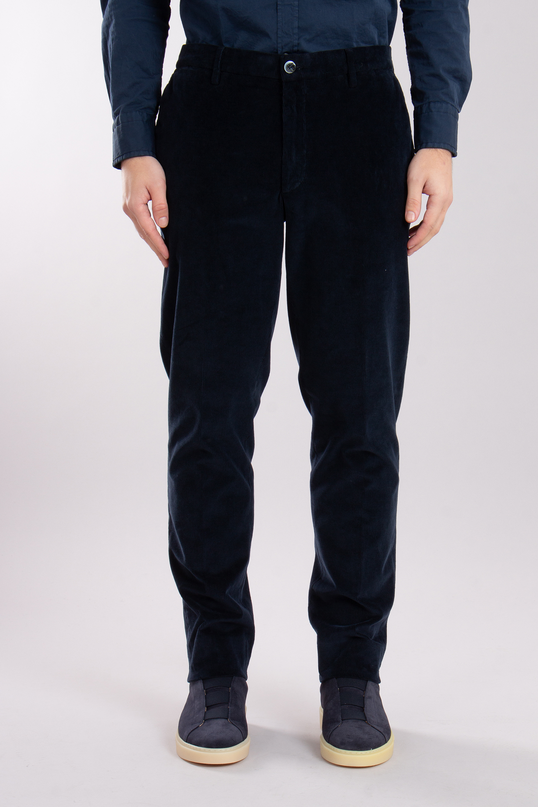 GTA Cotton-Modal-Stretch Corduroy Pants Davide