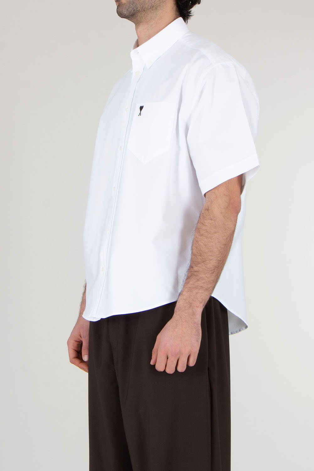 AMI PARIS Oversized Fit Short Sleeve Shirt