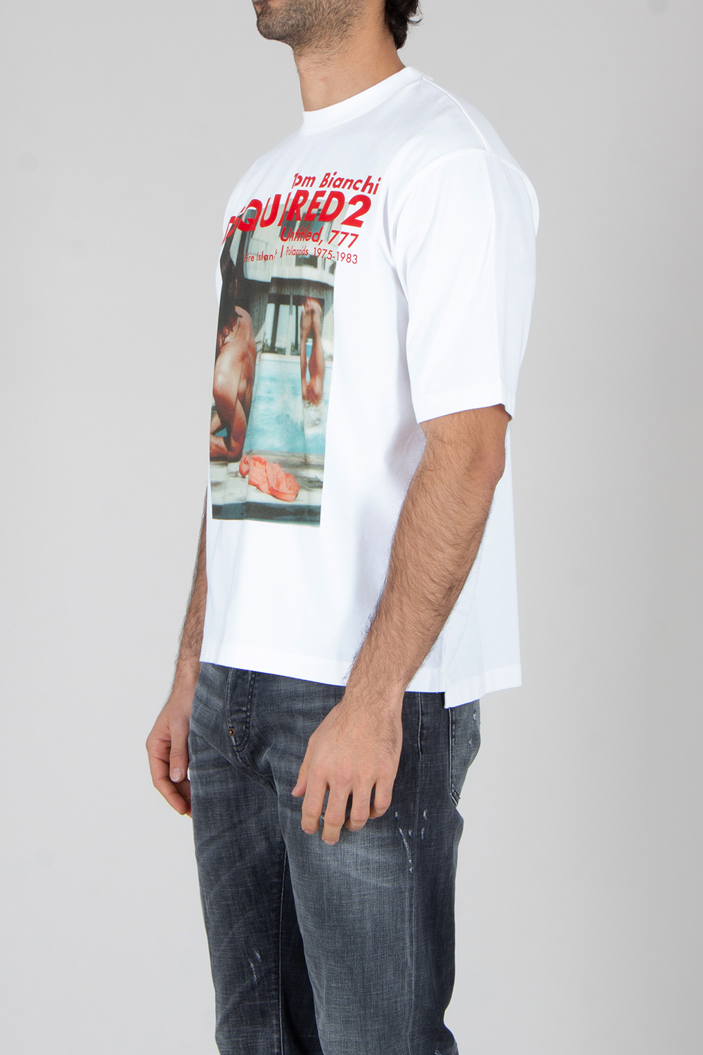 T-shirt, Jeans, Hemd, Mann, Person